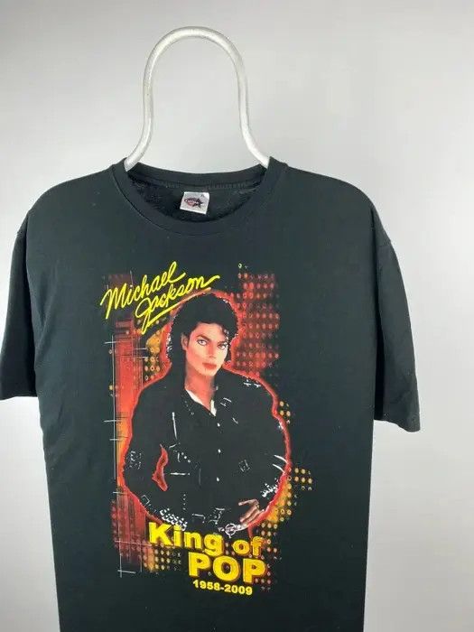 Michael Jackson Dead stock Michael Jackson T-shirt vintage size XLarge blac Size US XL / EU 56 / 4 - 2 Thumbnail