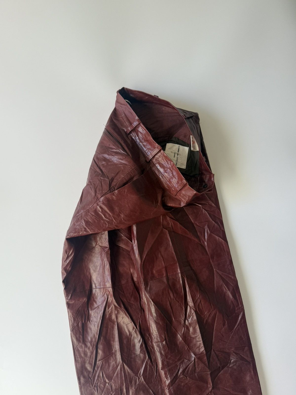 Comme des Garcons 1998 Comme des Garcons Homme Leather Pants Size US 30 / EU 46 - 3 Thumbnail