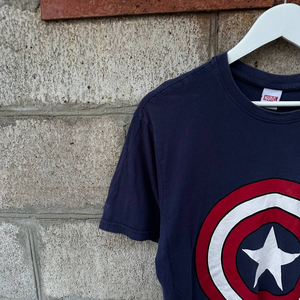 Marvel Comics VTG Capitan America Marvel T-shirts Big Logo Size L 00s USA Size US L / EU 52-54 / 3 - 3 Thumbnail