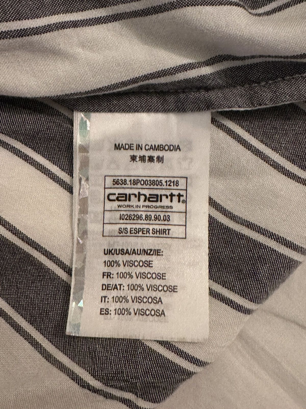Carhartt Carhartt ester shirt Size US XL / EU 56 / 4 - 6 Thumbnail