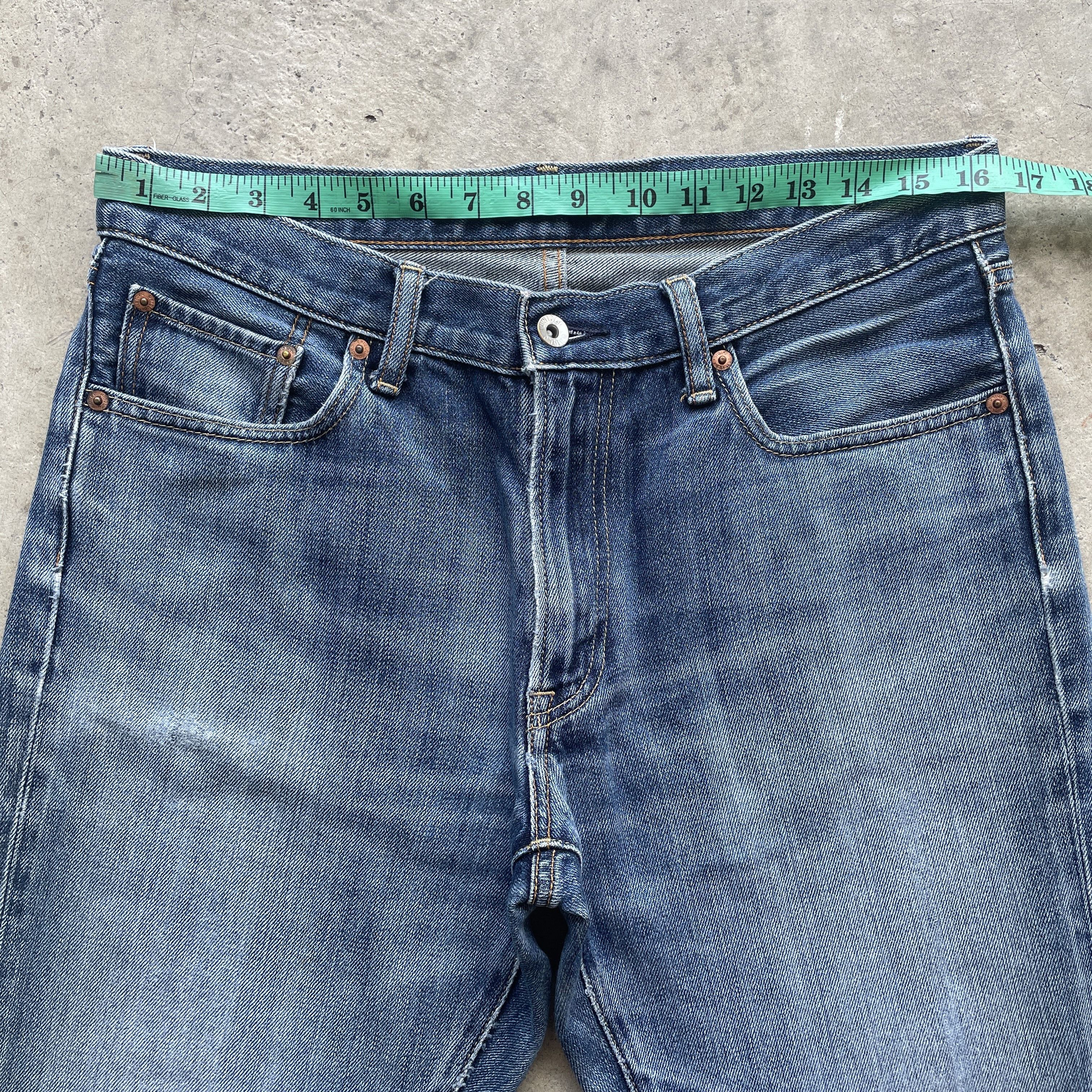 Japanese Brand VINTAGE JAPANESE JEANS DISTRESSED FADED PANTS DENIM W33 Size US 33 - 5 Thumbnail