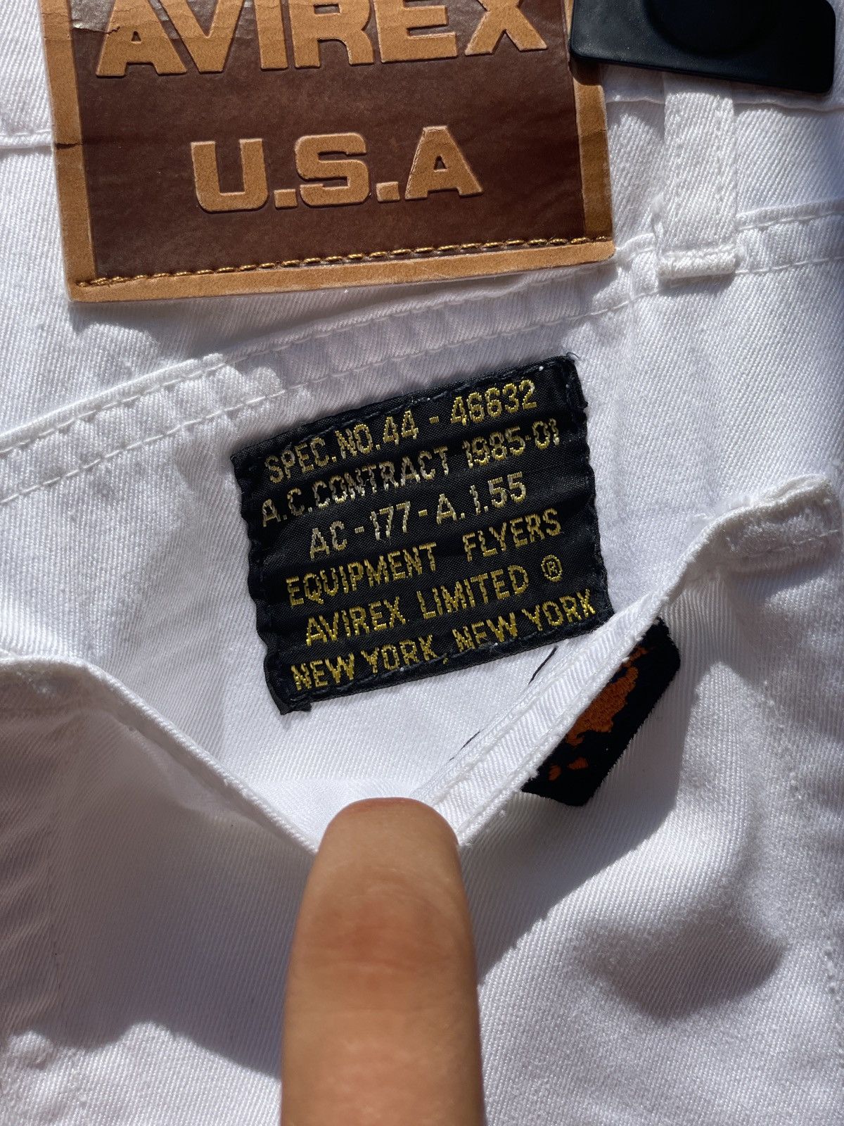 Avirex × Vintage Men’s AVIREX USA WHITE JEANS PANTS SIZE 29 Size US 29 - 6 Thumbnail