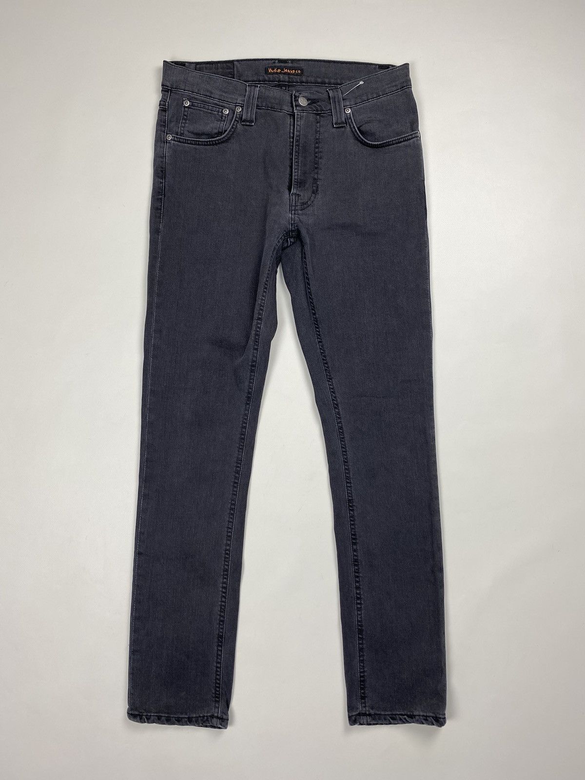 Nudie Jeans Co Men's Charcoal offers Grey Skinny Jeans Size 30x34