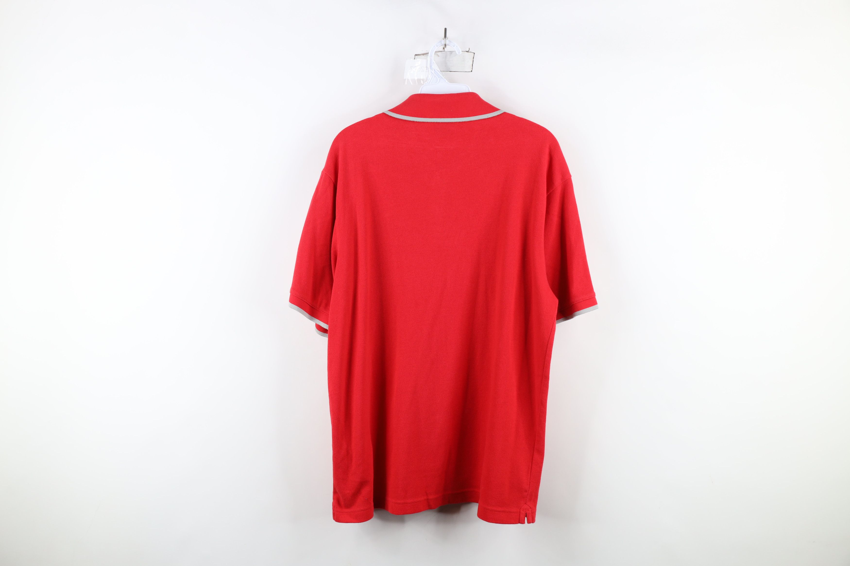 Nike × Vintage Vintage Nike Mini Swoosh Ohio State University Knit Polo Size US M / EU 48-50 / 2 - 11 Thumbnail