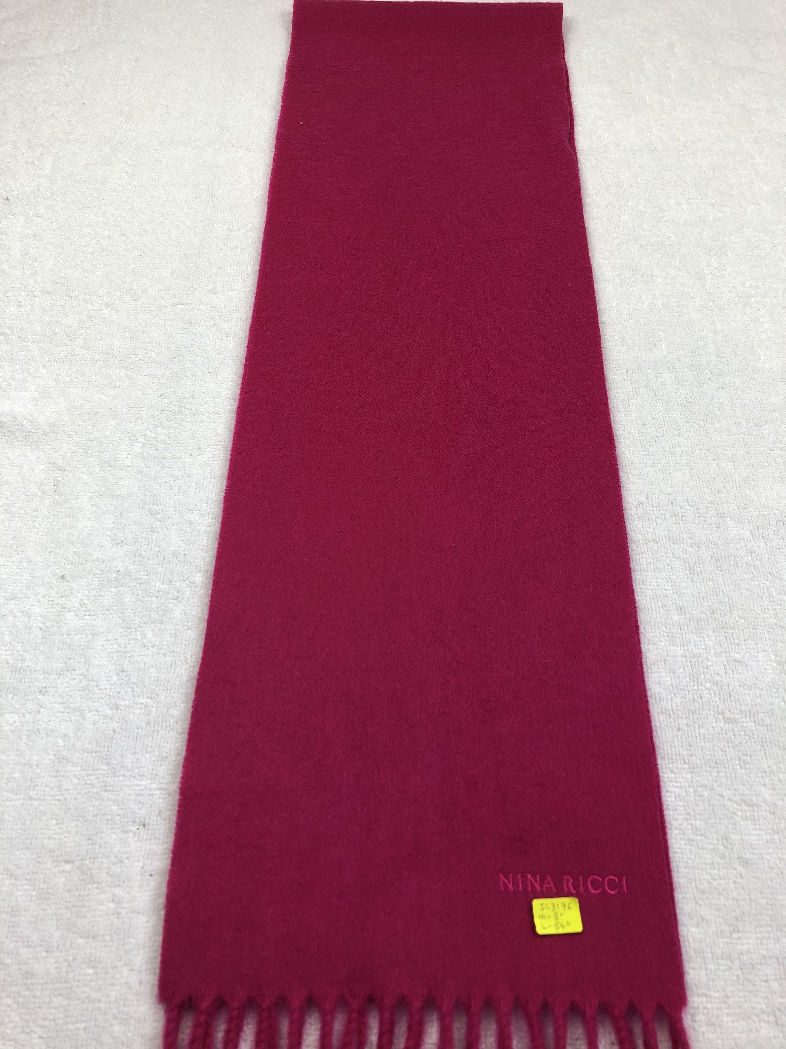 Nina Ricci × Vintage Nina Ricci Cashmere Scarf / Muffler / Neckwear Size ONE SIZE - 2 Thumbnail