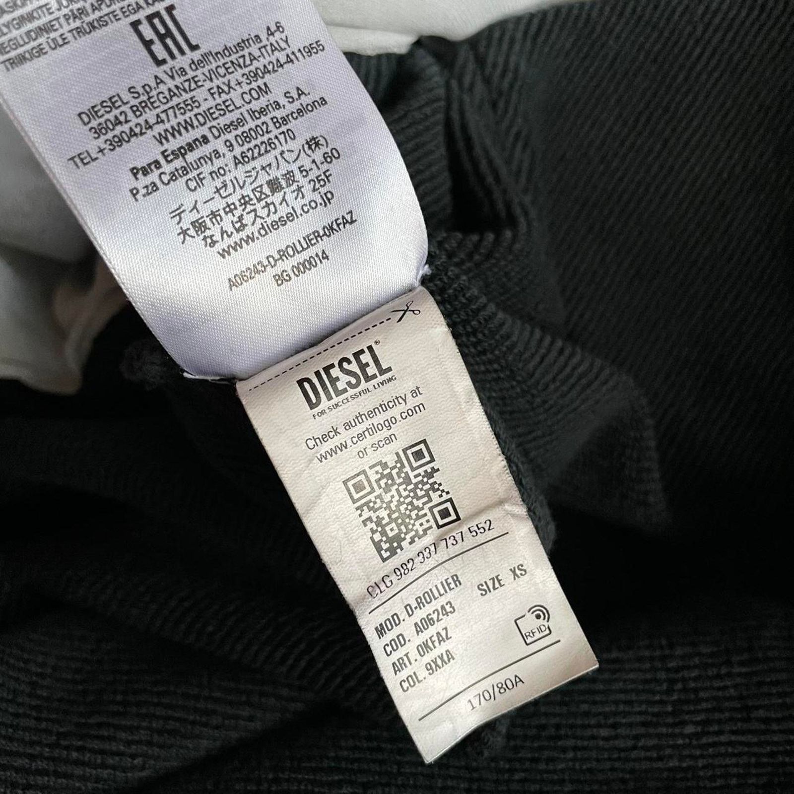 Diesel VTG Diesel hoodie dress with built in asymmetrical skirt XS Size XS / US 0-2 / IT 36-38 - 8 Thumbnail