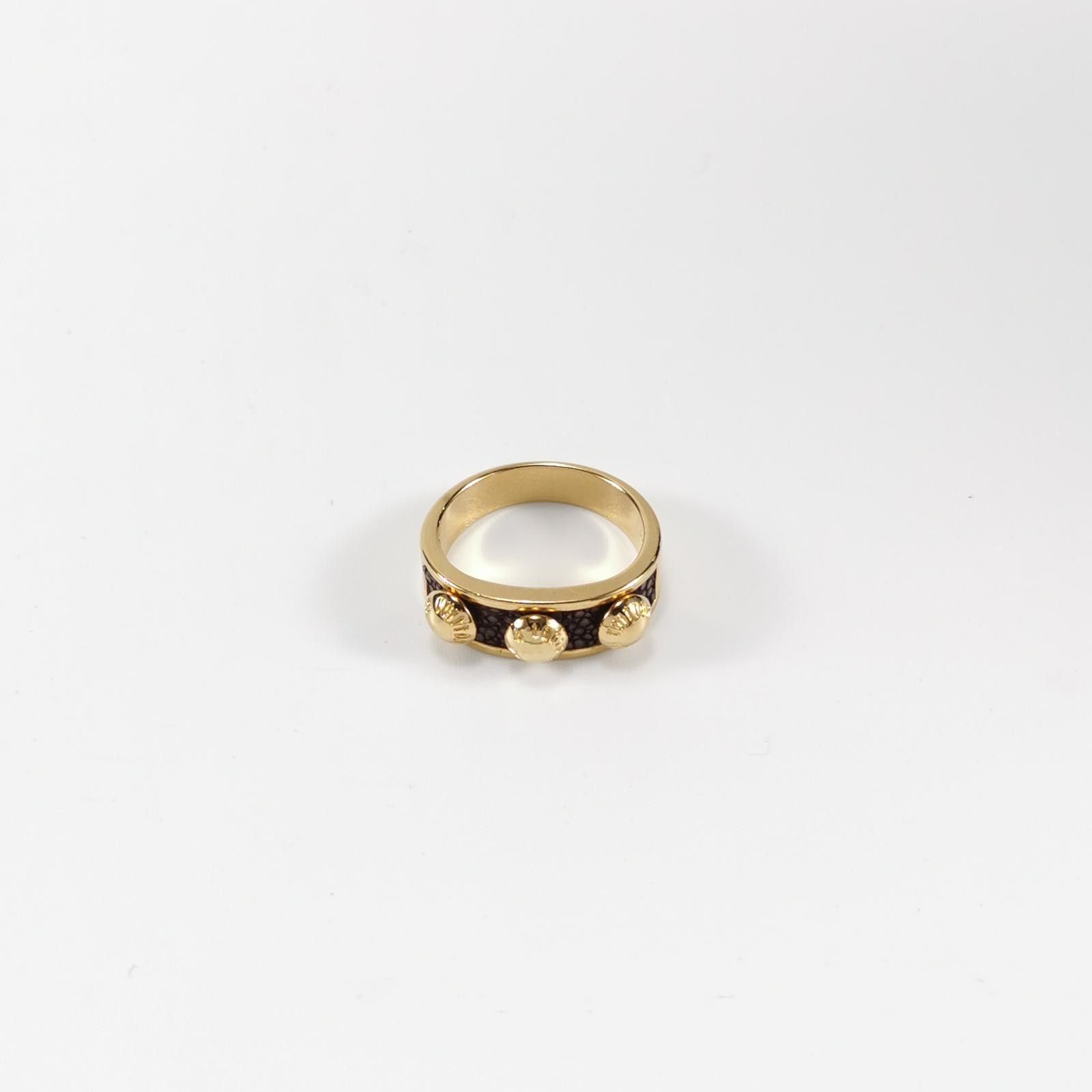 Louis Vuitton Louis Vuitton (LV) Letter Logo Engraved Ring Size 13 -z2505 Size ONE SIZE - 2 Thumbnail