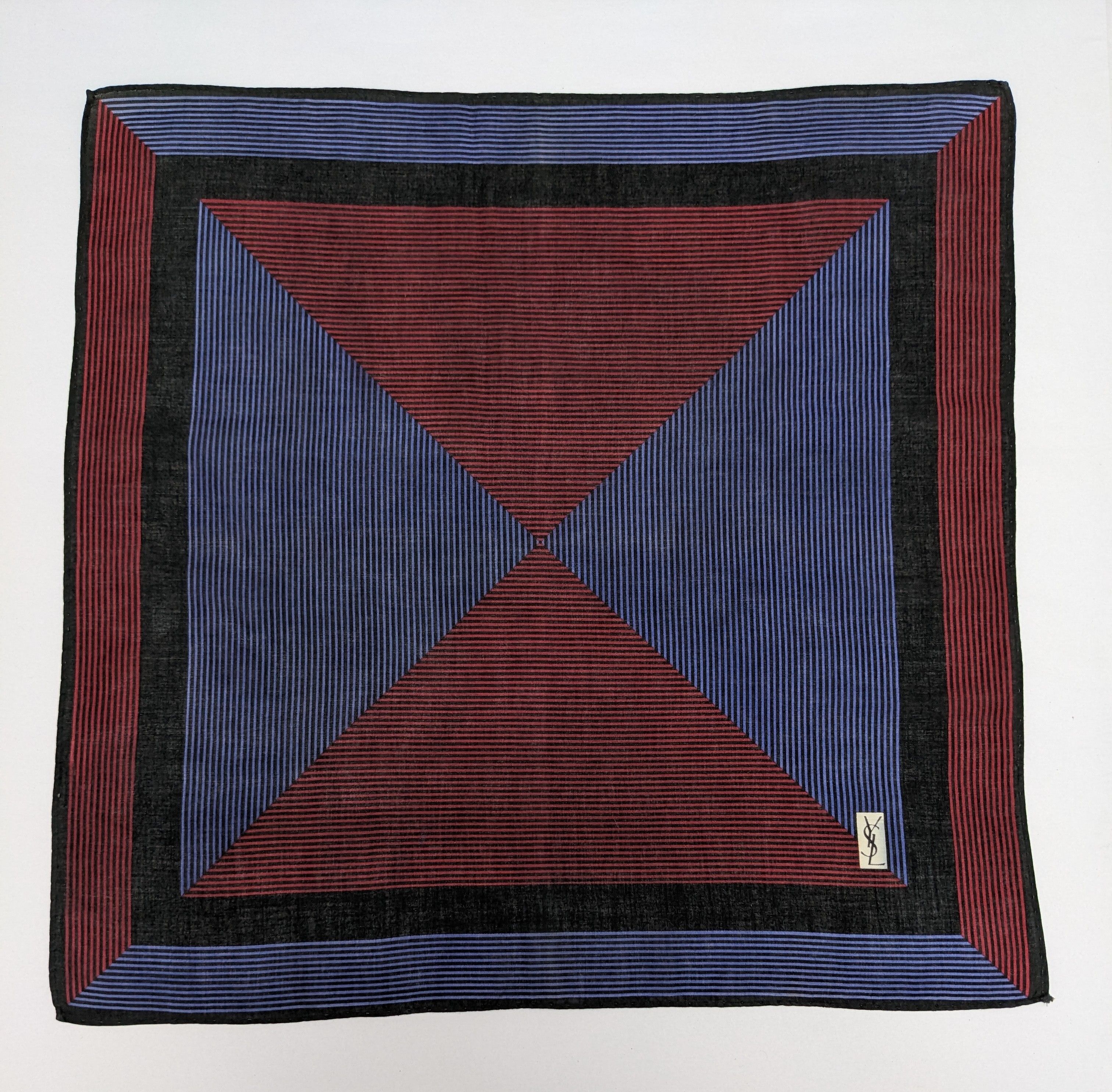 Yves Saint Laurent YVES SAINT LAURENT Handkerchief Scarf Pocket Square Size ONE SIZE - 3 Thumbnail