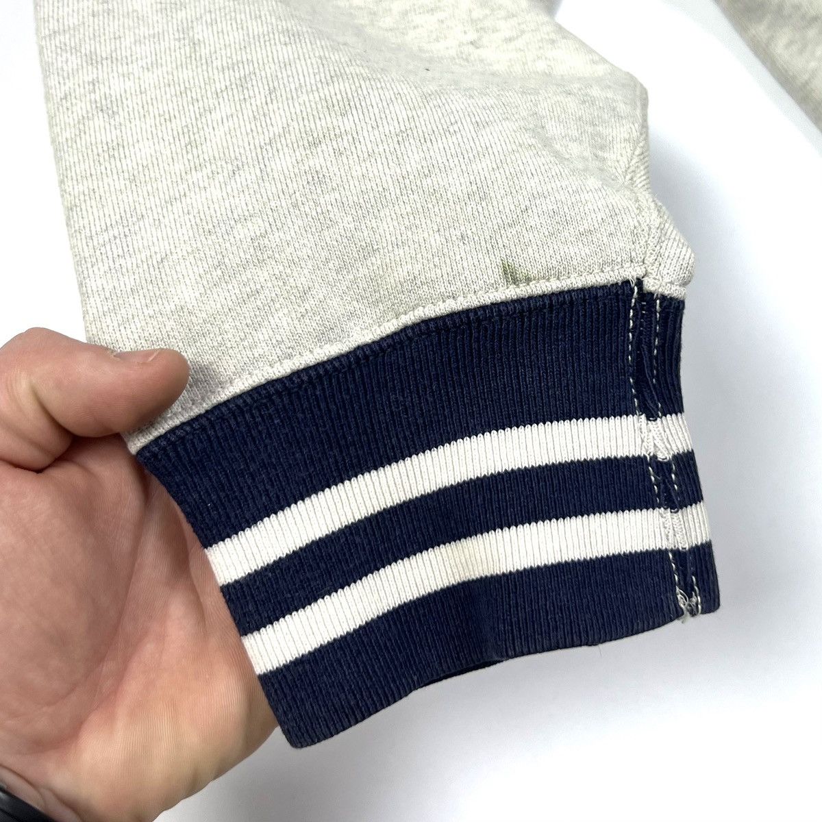 Polo Ralph Lauren × Rugby Ralph Lauren × Vintage Vintage Polo Ralph Lauren P Wing Logo Cotton 1/4 Zip Size XL Size US XL / EU 56 / 4 - 18 Thumbnail