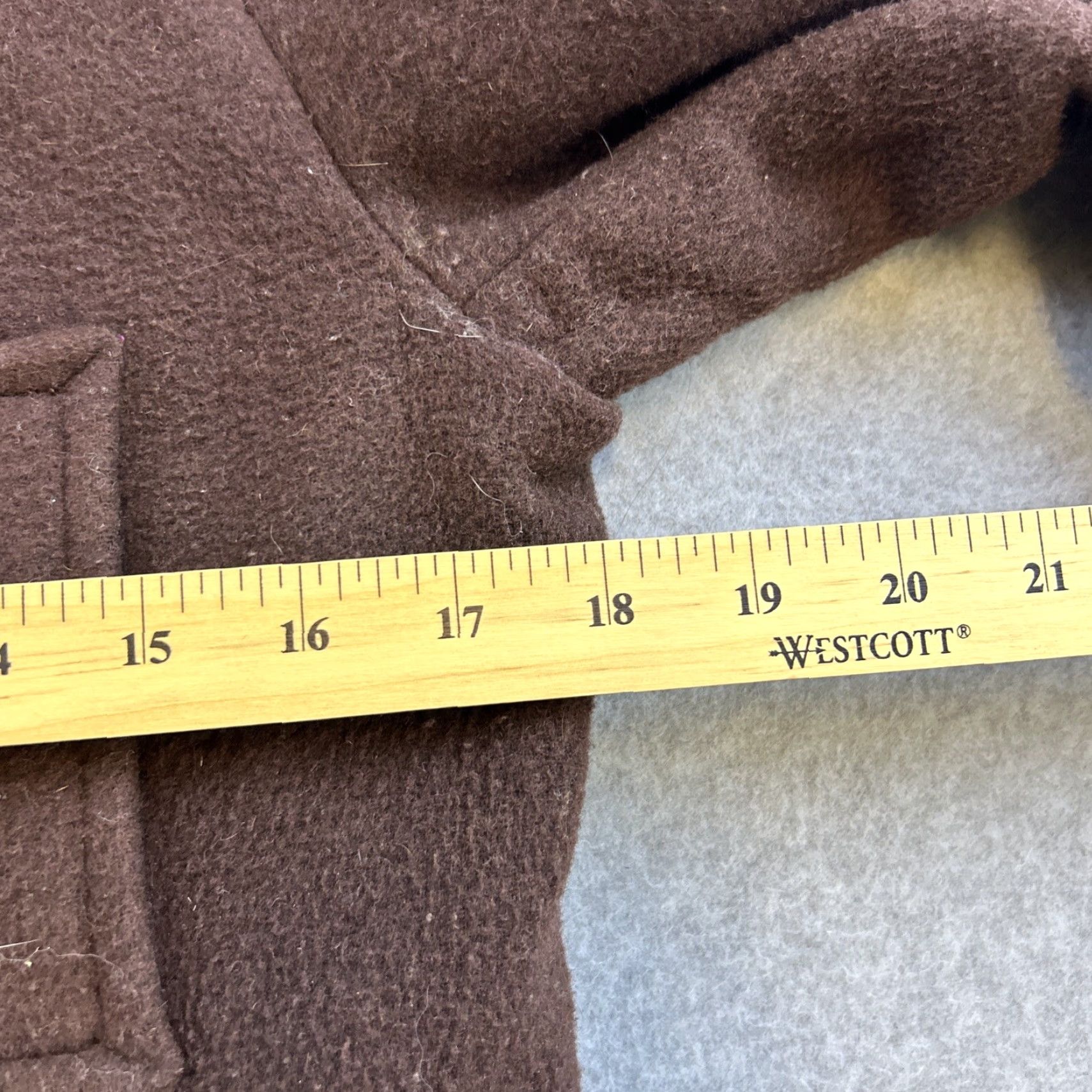 Old Navy Old Navy Coat Womens Medium Brown Wool Blend Mock Neck Button Up Jacket Size M / US 6-8 / IT 42-44 - 2 Thumbnail