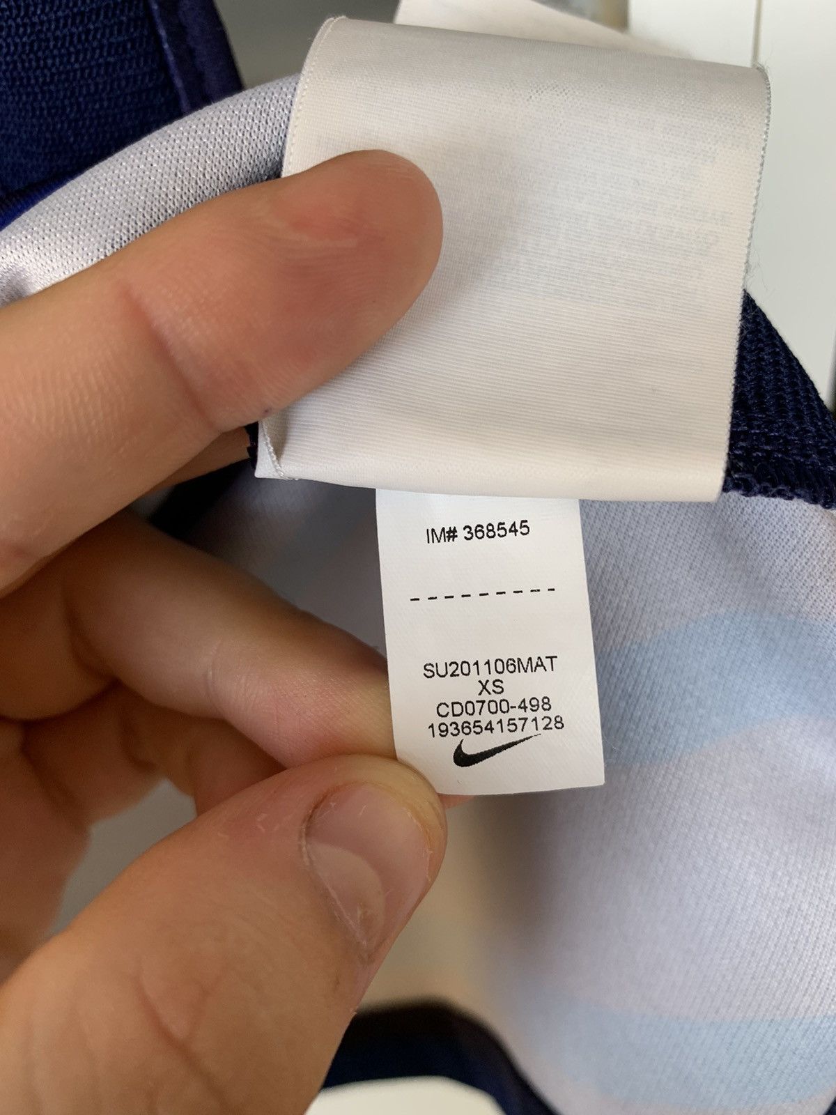 Nike Nike France 2020 2021 Home Football Shirt Soccer Jersey Size US XS / EU 42 / 0 - 4 Thumbnail