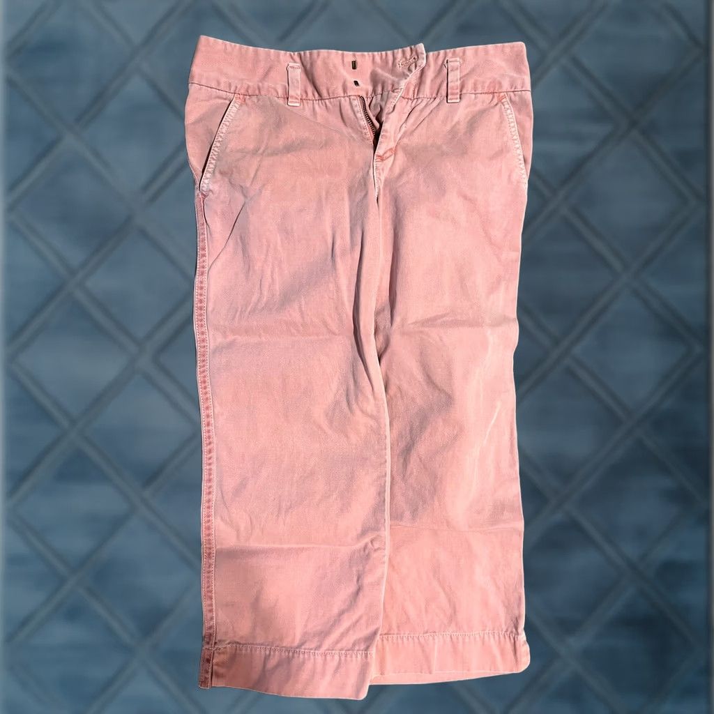 Express VINTAGE Express Editor Studio Y2K Capri Pants Pink size 2 Womens Size 26" / US 2 / IT 38 - 1 Thumbnail