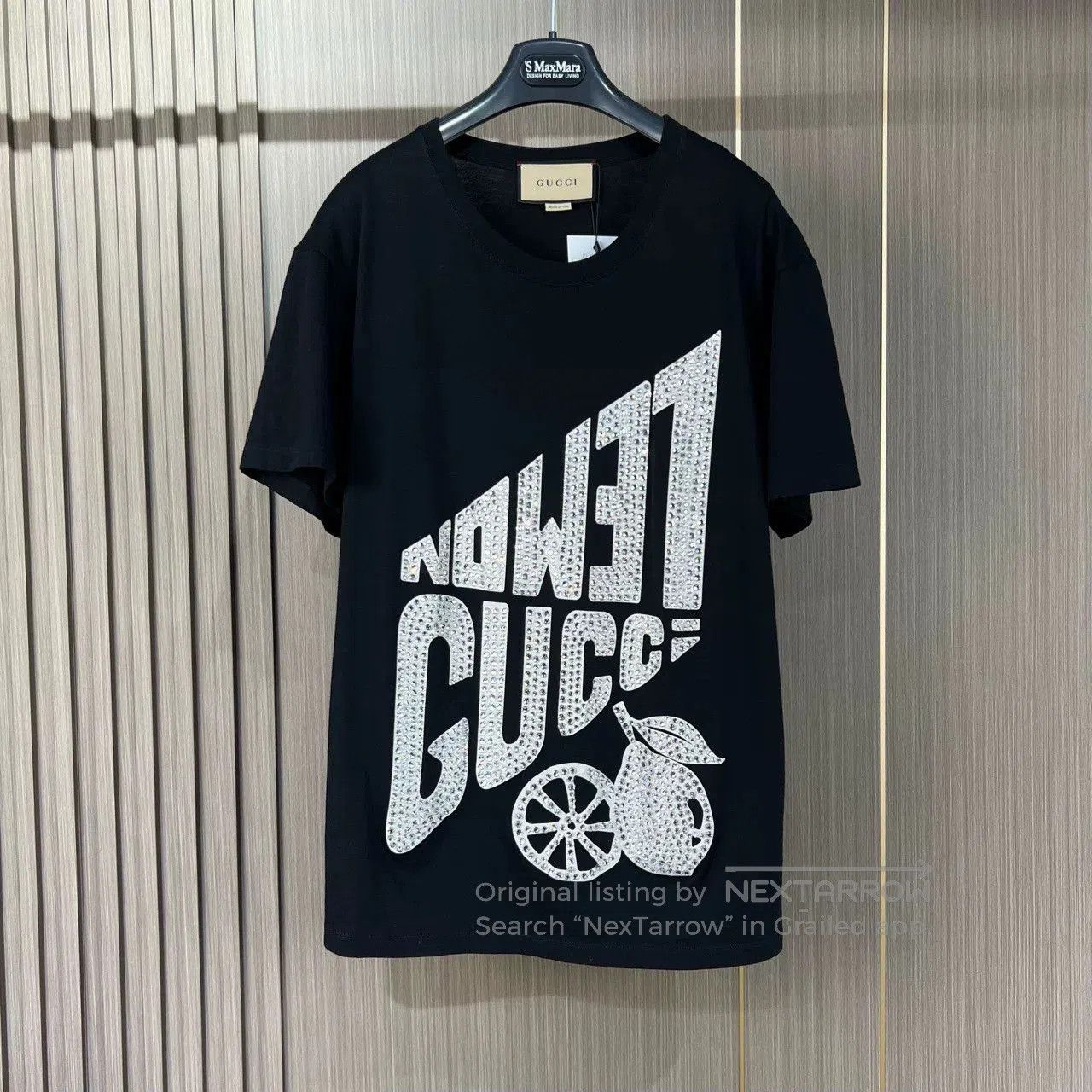 Gucci Gucci Rhinestone Letter Short-Sleeve Top. Size XS / US 0-2 / IT 36-38 - 1 Thumbnail