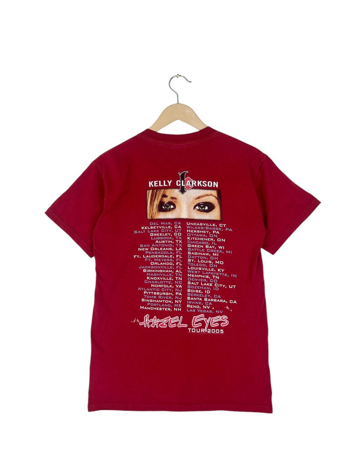 Band Tees × Vintage Vintage Kelly Clarkson Hazel Eyes Tour 2005/ American Idol Size US S / EU 44-46 / 1 - 2 Thumbnail