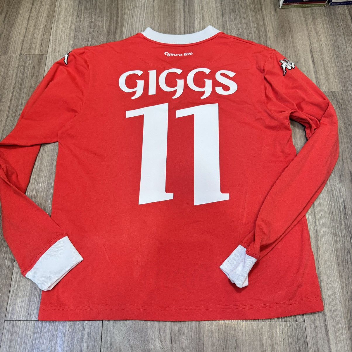 Kappa Wales 06/07 Longsleeves home shirt #11 Giggs Size US XL / EU 56 / 4 - 2 Thumbnail