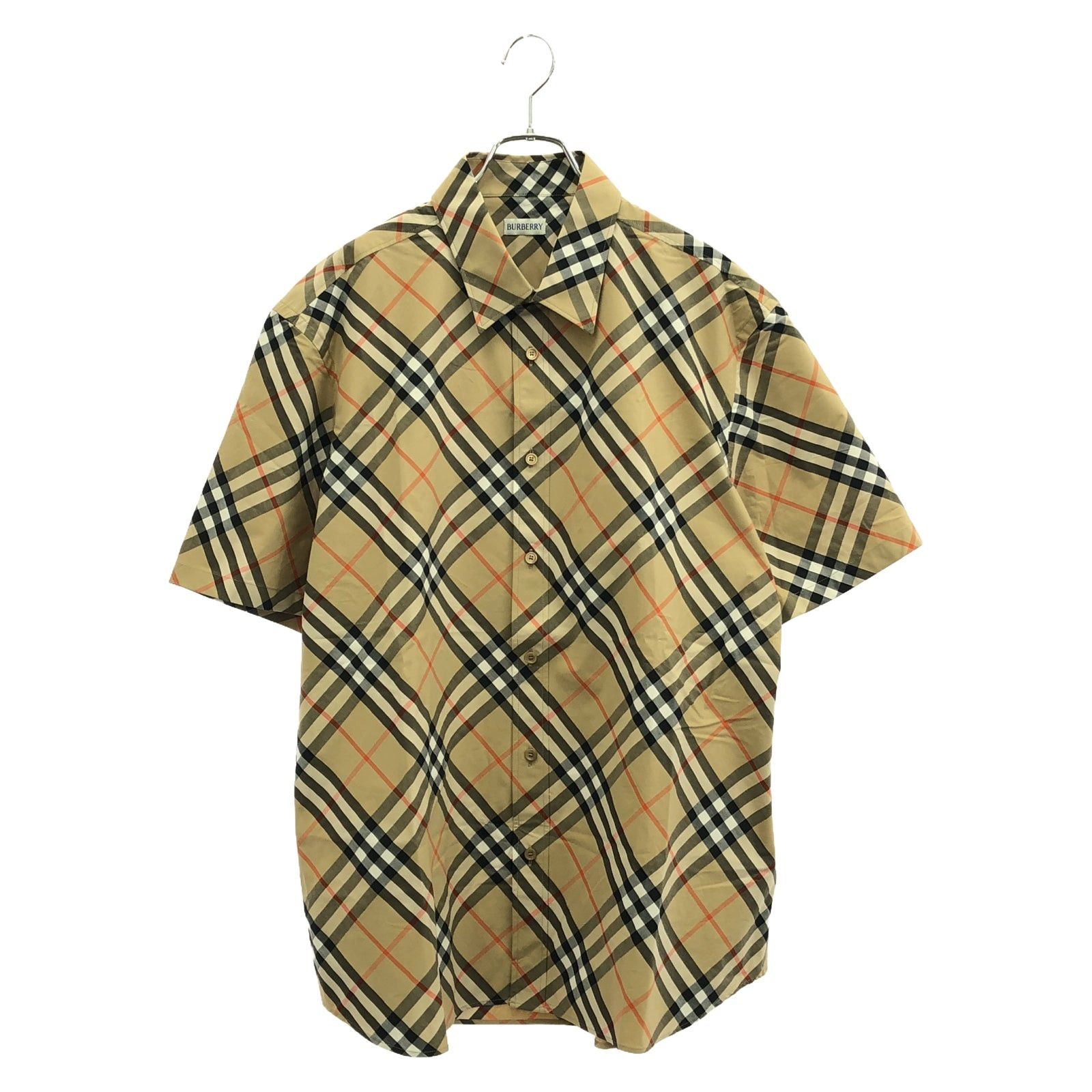 Burberry Burberry Check Short Sleeve Shirt Cotton Beige Size ONE SIZE - 1 Thumbnail