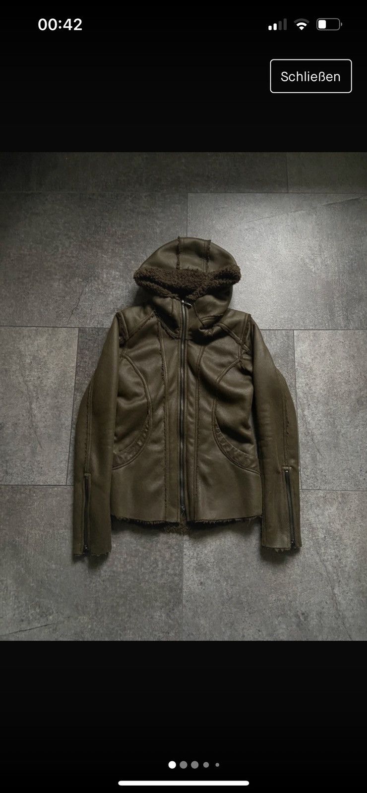 14th Addiction 14th Addiction Leather and trim Fur Jacket Size US XS / EU 42 / 0 - 2 Thumbnail