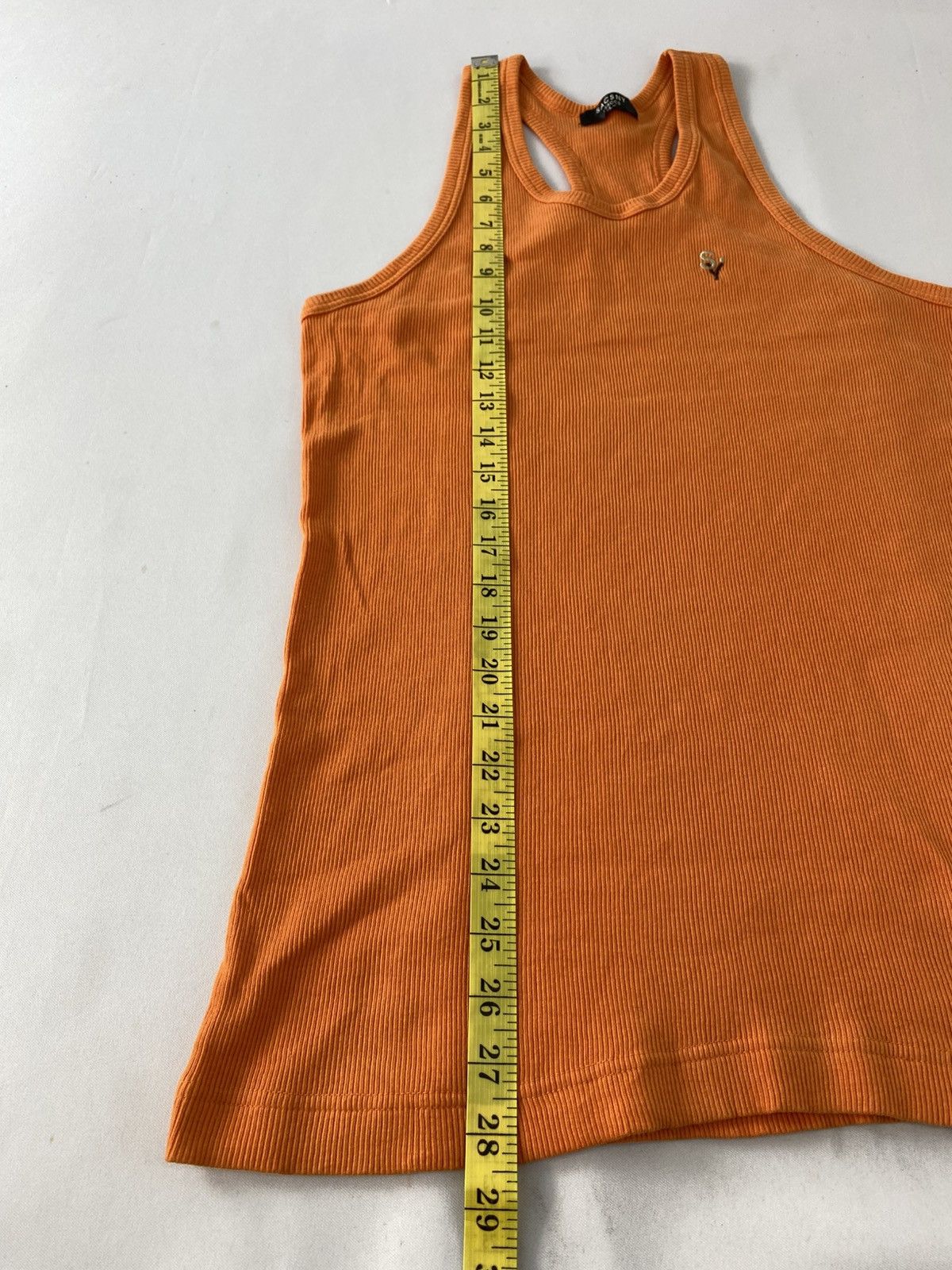 Yohji Yamamoto Yohji Yamamoto Saccsny Y’saccs Orange Tank Top Sleeveless Size US S / EU 44-46 / 1 - 9 Thumbnail