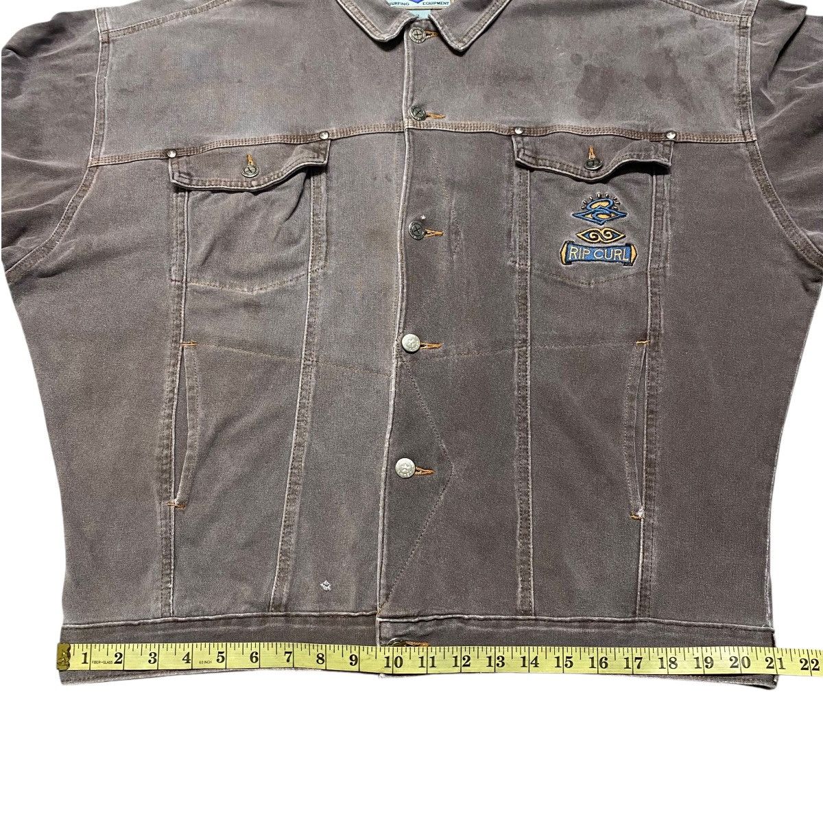 Rip Curl Vintage 90s Rip Curl Trucker Jacket Oversized Size US XL / EU 56 / 4 - 22 Thumbnail