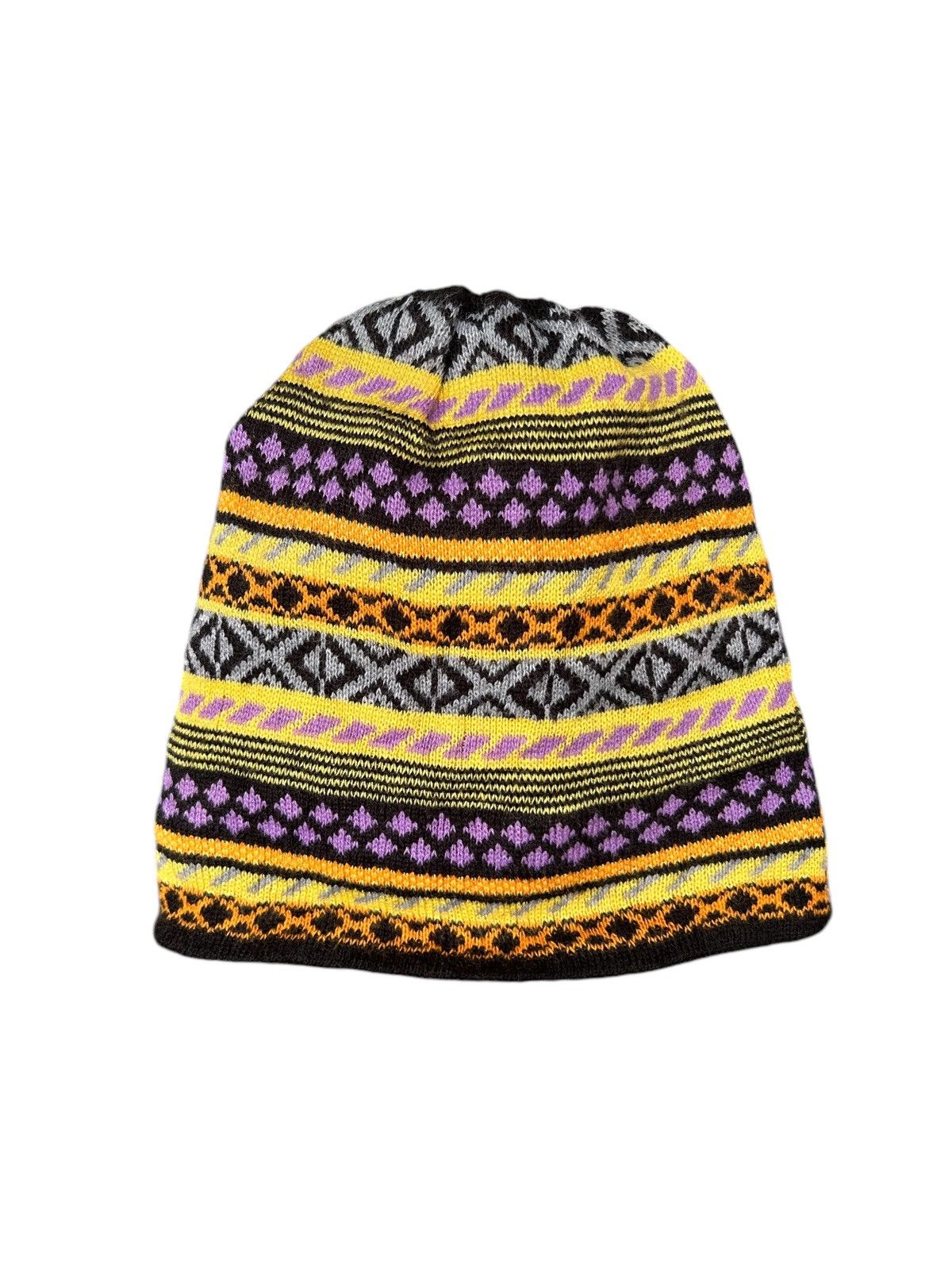 Japanese Brand × Kapital × Vintage Japanese Style knitt Beanie Hats Rare☠️☠️🎌☠️ Size ONE SIZE - 1 Thumbnail