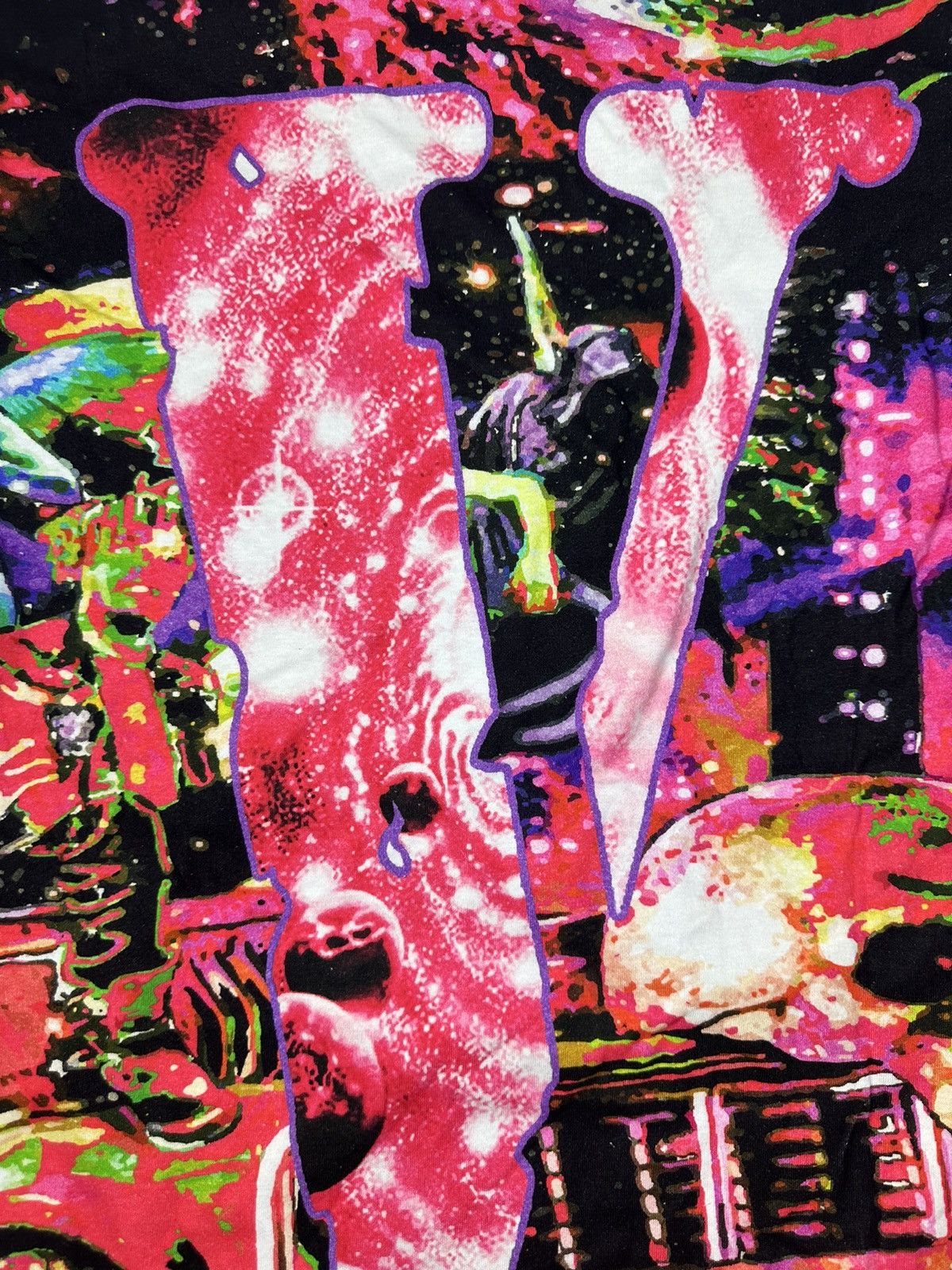 Vlone Juice Wrld Galaxy All Over T-shirt Size US M / EU 48-50 / 2 - 1 Thumbnail