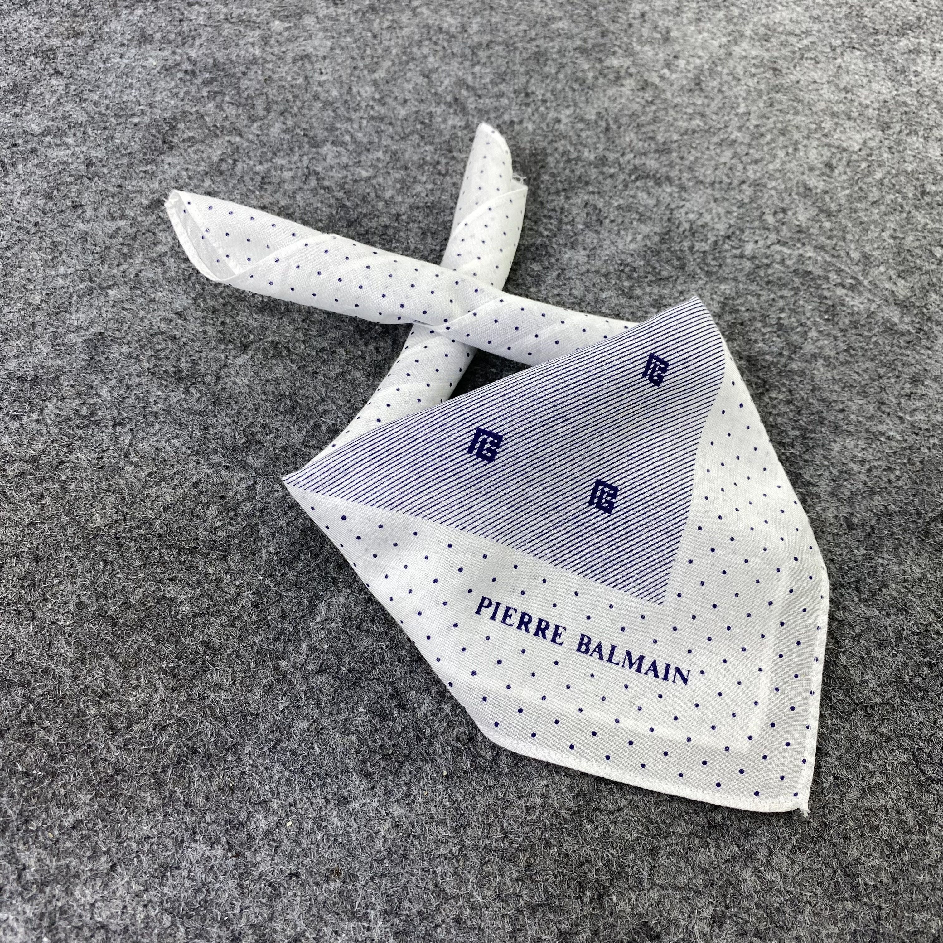Pierre Balmain Pierre Balmain Handkerchief / Bandana / Neckerchief-B605 Size ONE SIZE - 1 Thumbnail
