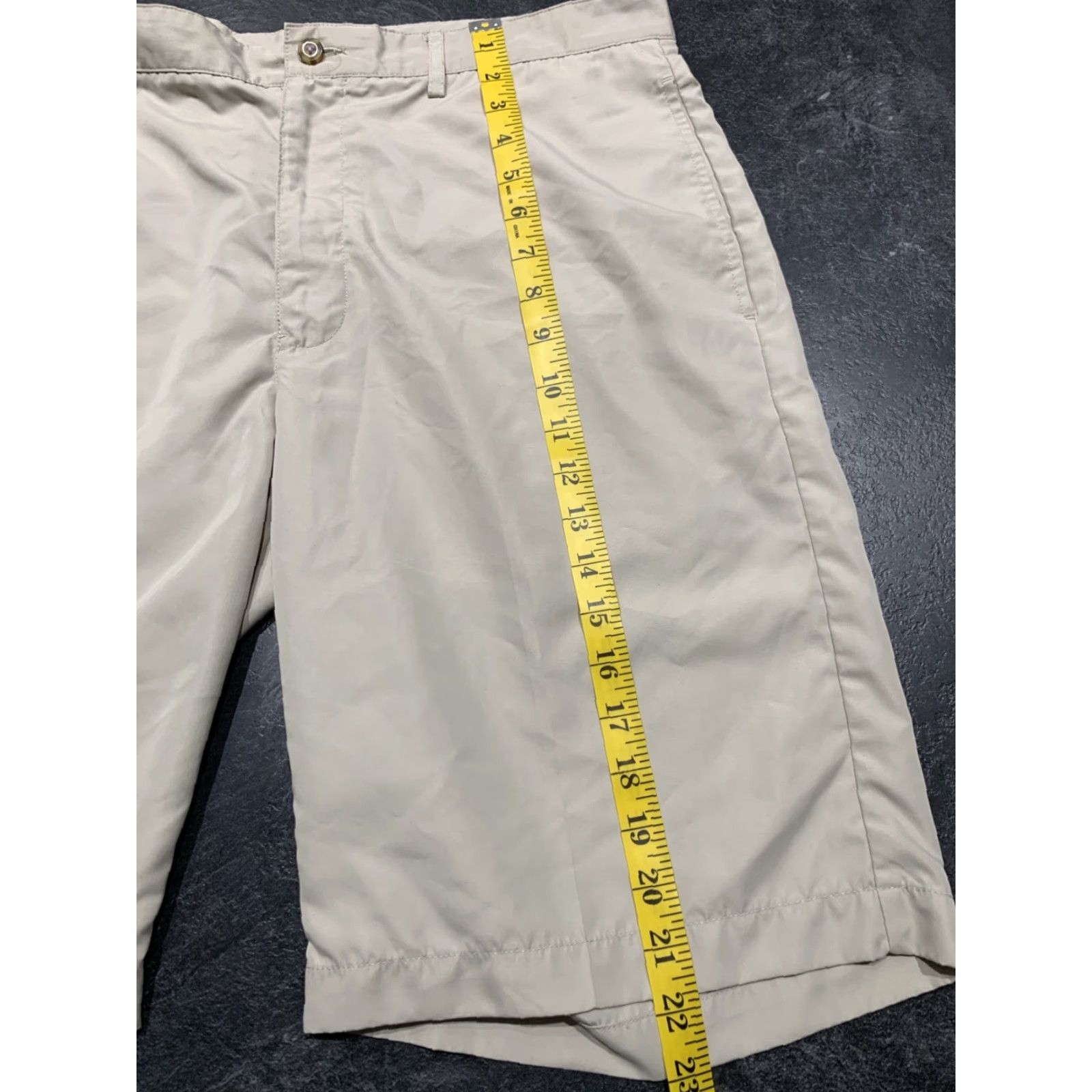 Vintage Grand Slam Performance Mens 36 Khaki Polyester Golf Shorts Size US 36 / EU 52 - 6 Thumbnail