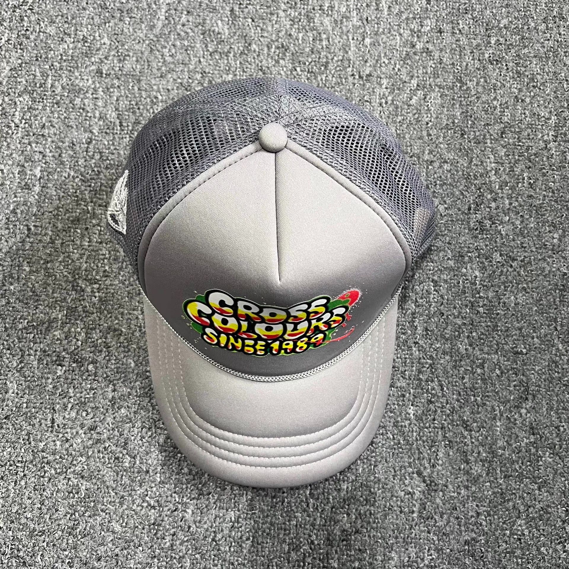 Cross Colours Cross Colours Curved Brim Mesh Trucker Baseball Cap Q7 Size ONE SIZE - 7 Thumbnail