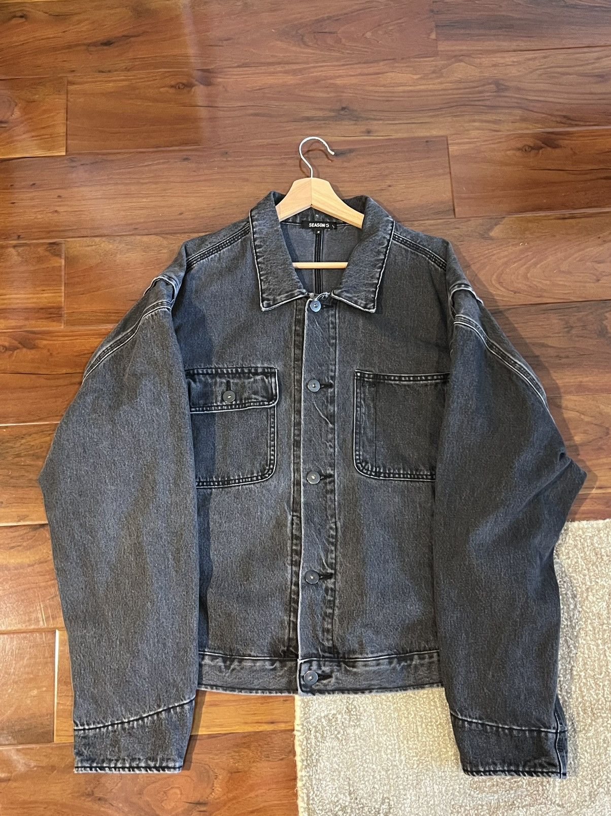 Yeezy Season 5 Denim Jacket | Grailed