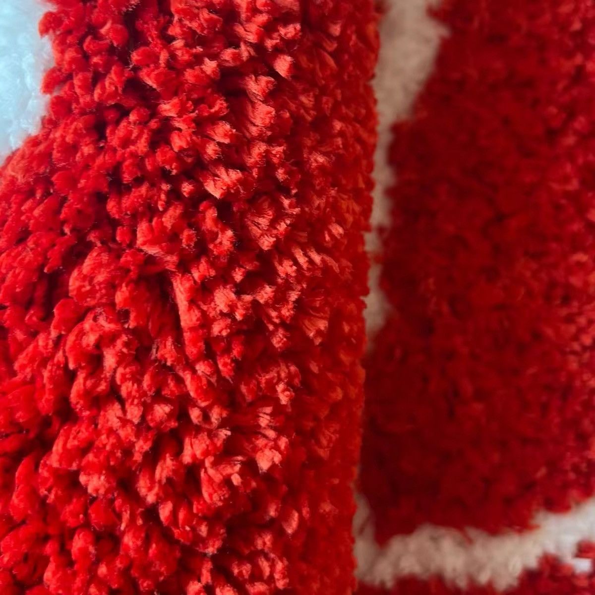 Other Handmade Red Dice Tufted Doormat Carpet Rug Size ONE SIZE - 3 Thumbnail