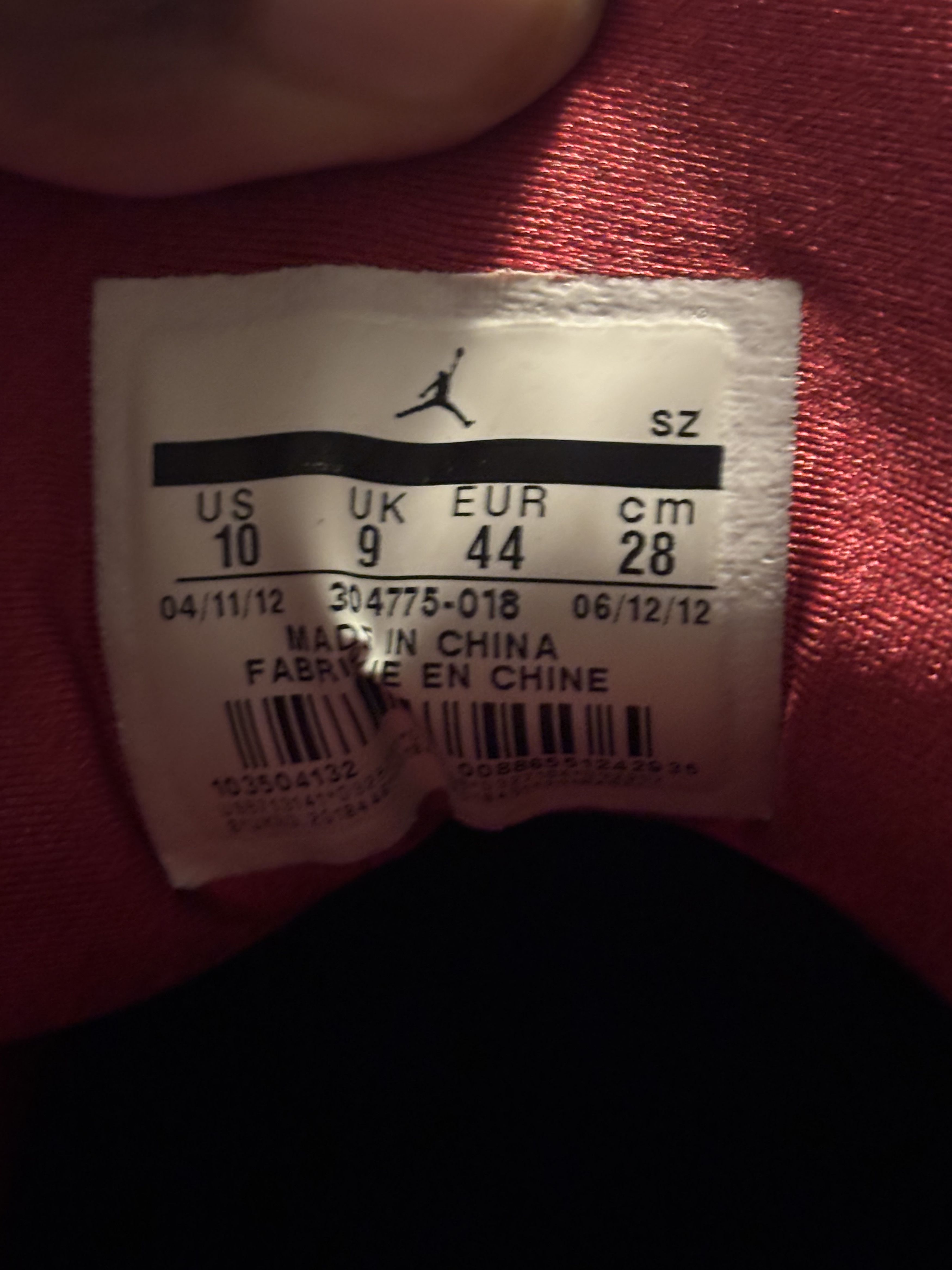 Nike Jordan 7 Raptor 2012 Size US 10 / EU 43 - 8 Thumbnail