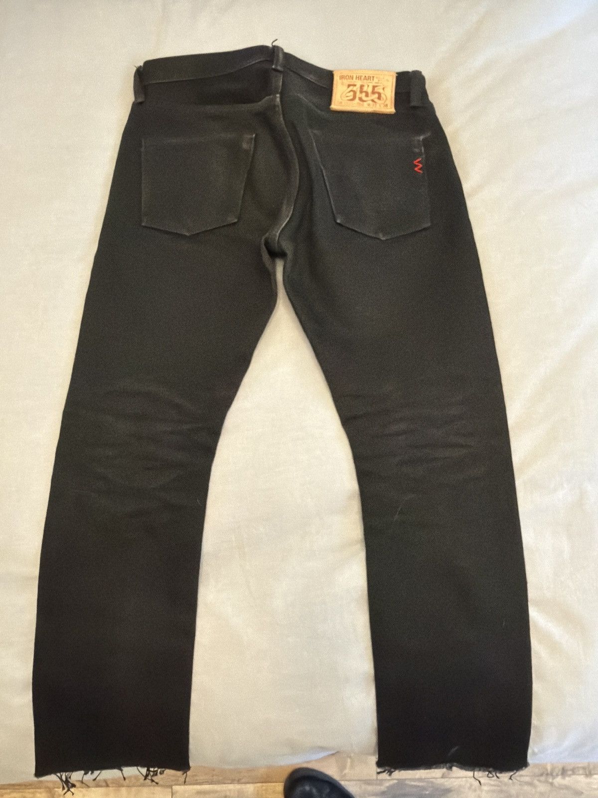 Iron Heart Iron Hart, black fade to gray SBG 555 size 32 Size US 32 / EU 48 - 2 Thumbnail
