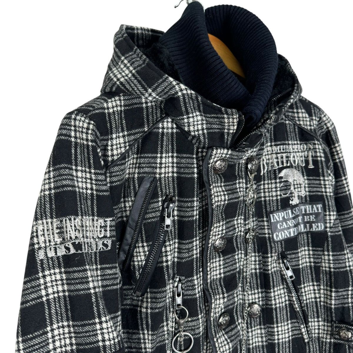 If Six Was Nine 🌟SEX POT REVENGE HOODIE PLAIDS JACKET Size L / US 10 / IT 46 - 5 Thumbnail