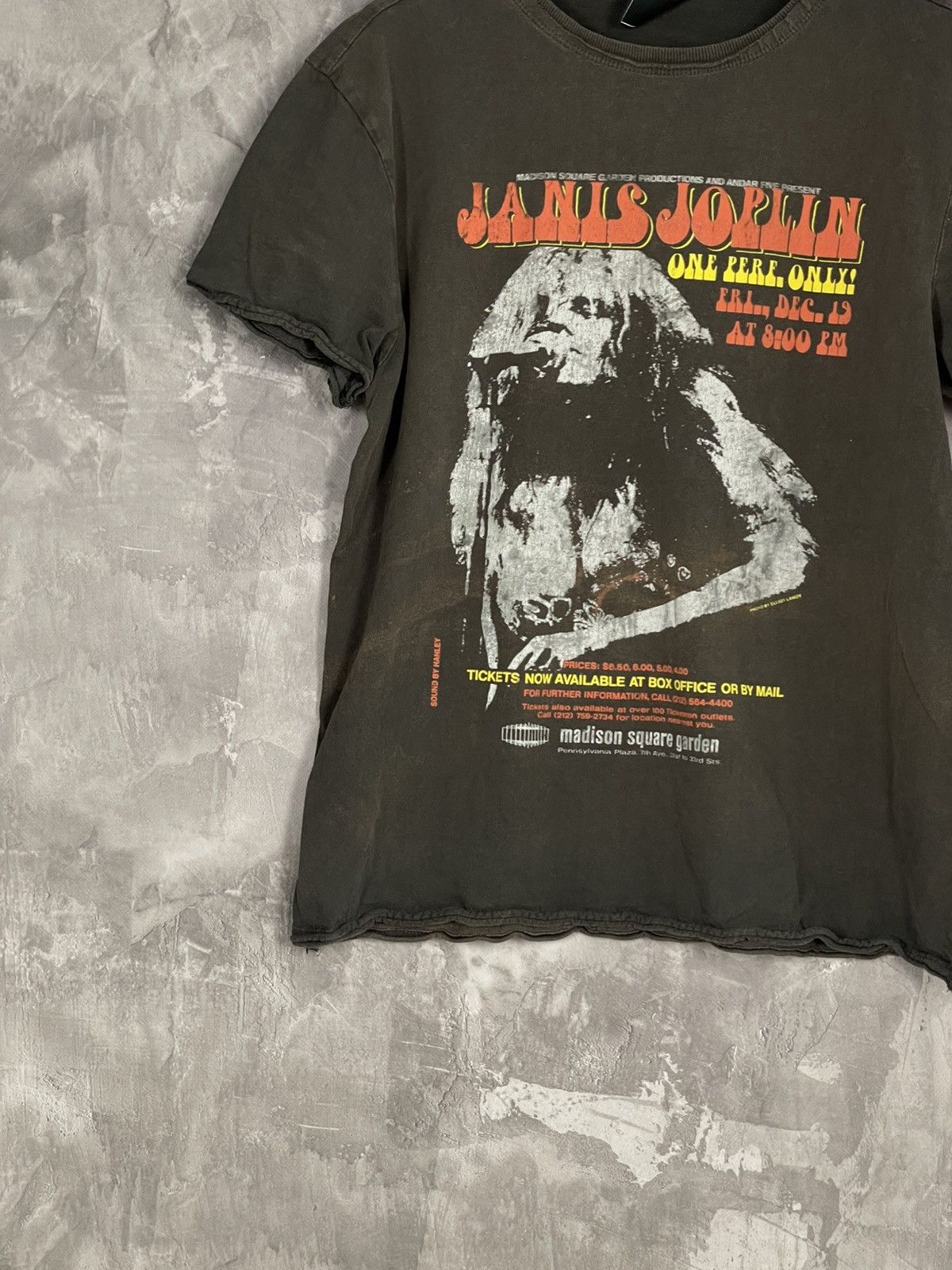 Band Tees × Vintage Vintage vtg Janis Joplin rock & roll band tee t-Shirt Size US M / EU 48-50 / 2 - 5 Thumbnail