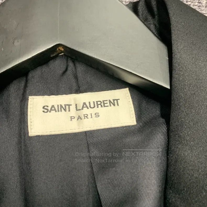 Saint Laurent Paris Saint Laurent Paris Black Jacket Size US M / EU 48-50 / 2 - 2 Thumbnail