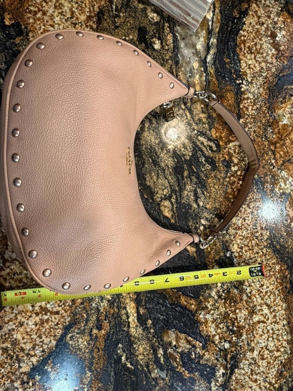 Coach Coach Harley East West Soft Pink Leather Hobo Bag F38250 Size ONE SIZE - 5 Thumbnail
