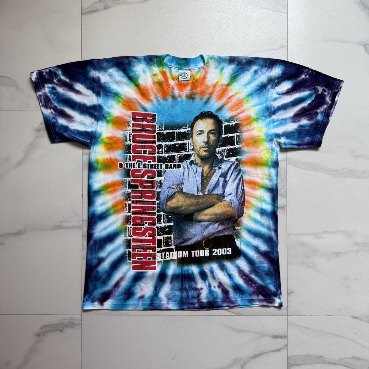 Band Tees Vintage Y2K Bruce Springsteen Stadium Tour T-Shirt Size US L / EU 52-54 / 3 - 2 Thumbnail