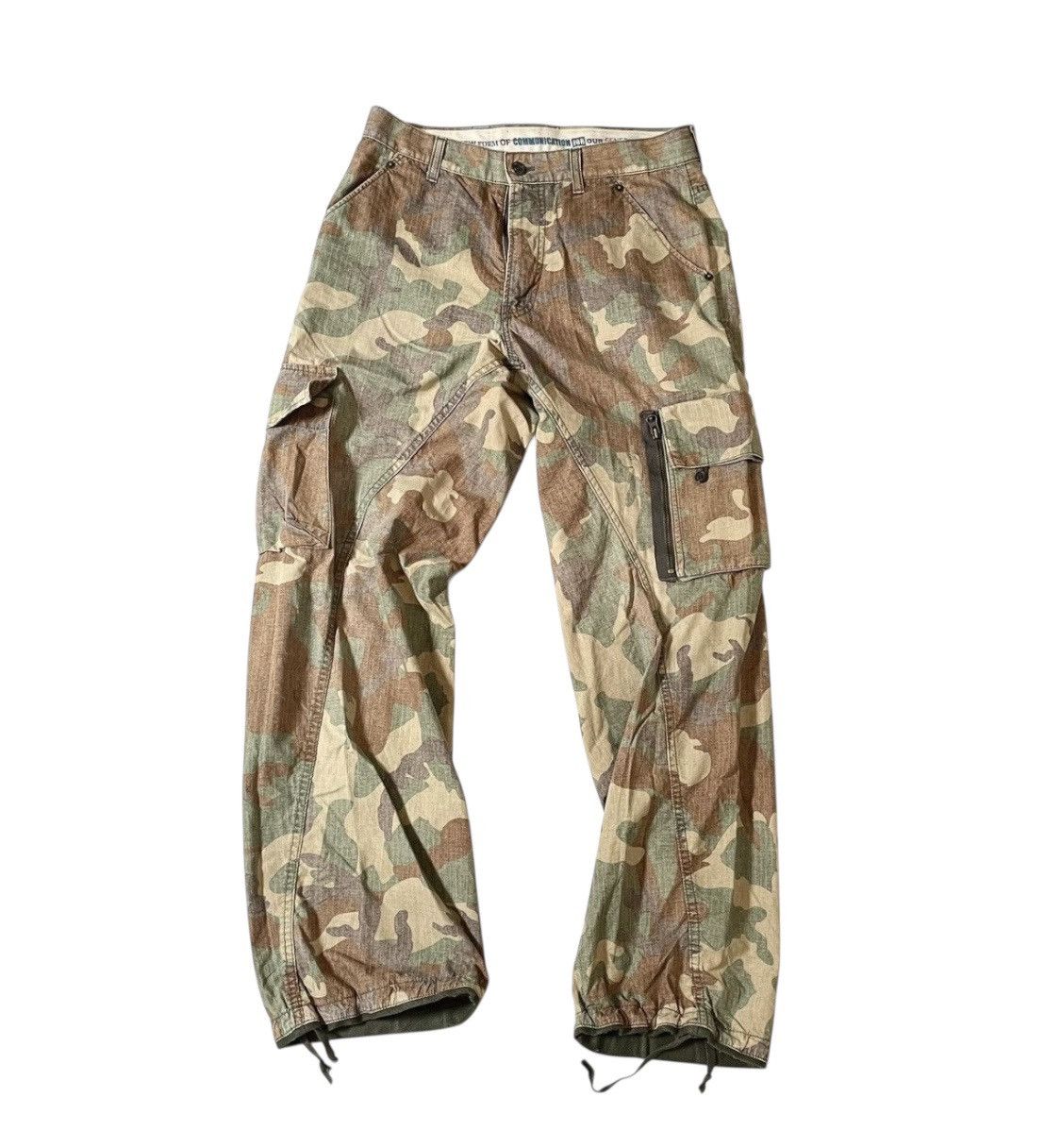 PPFM Vintage ppfm military cargo trousers Size US 30 / EU 46 - 1 Thumbnail