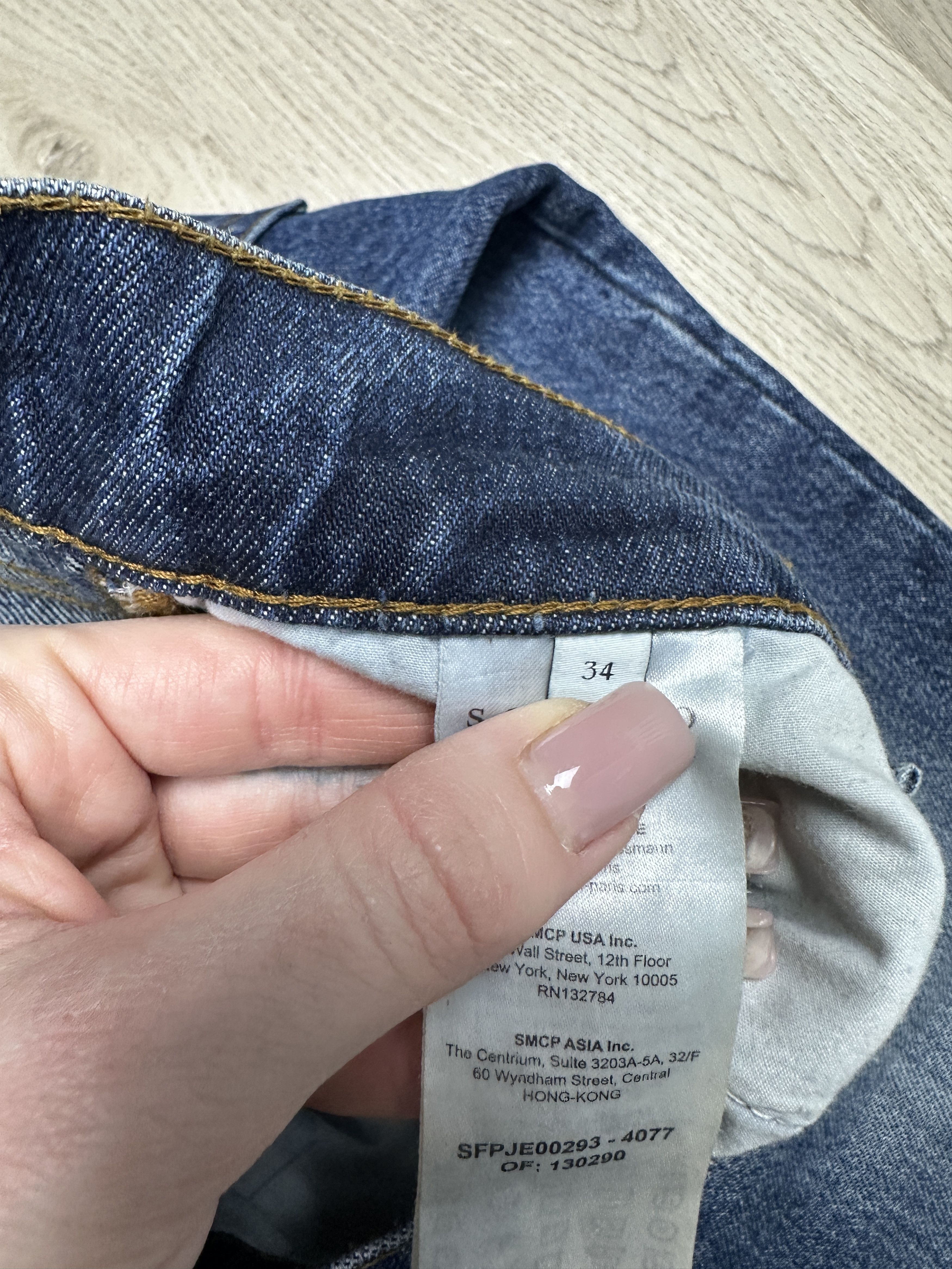 Sandro Sandro Paris Womens Wide Leg High Waist Denim Pants Jeans Size 25" / US 0 / IT 36 - 6 Thumbnail