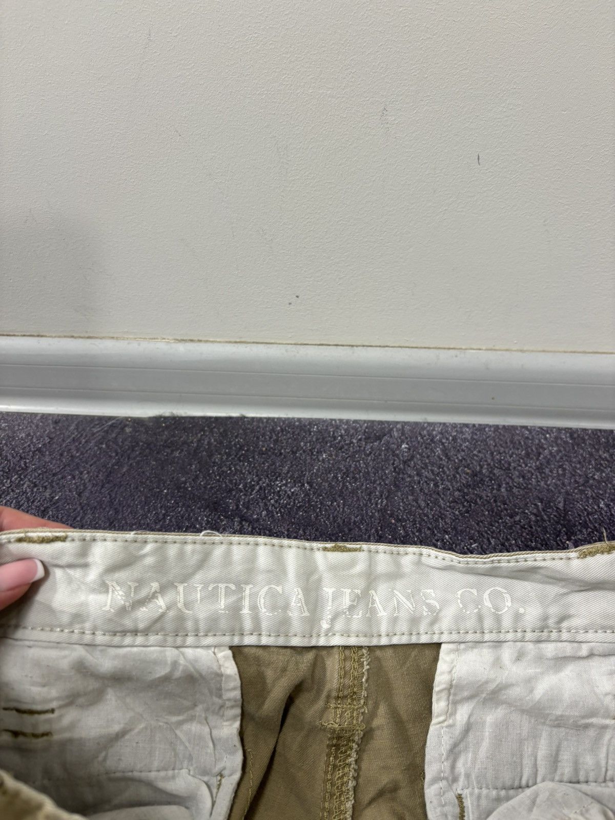 Nautica Vintage Nautica Y2K Beige Utility Hype Outdoor Cargo Shorts Size US 36 / EU 52 - 9 Thumbnail