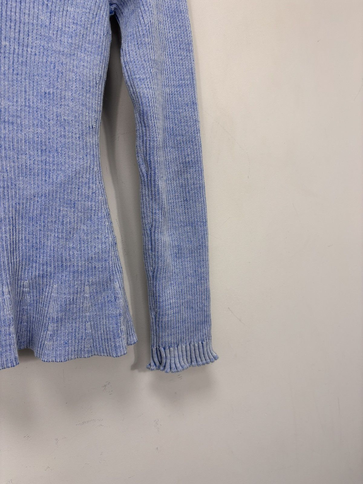 Arket Arket Women’s Scallop Edge Wool Blend Ribbed Knitted Sweater Size S / US 4 / IT 40 - 16 Thumbnail