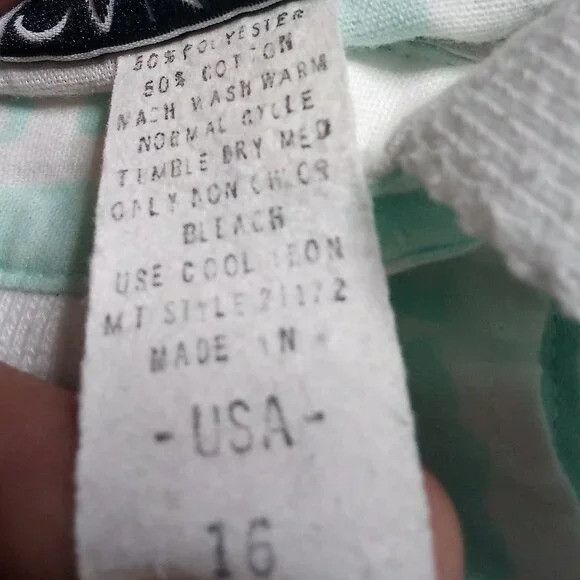 Vintage Vintage 80s Oak Hill Pastel Strokes Stripes Polo Shirt Size US L / EU 52-54 / 3 - 4 Thumbnail