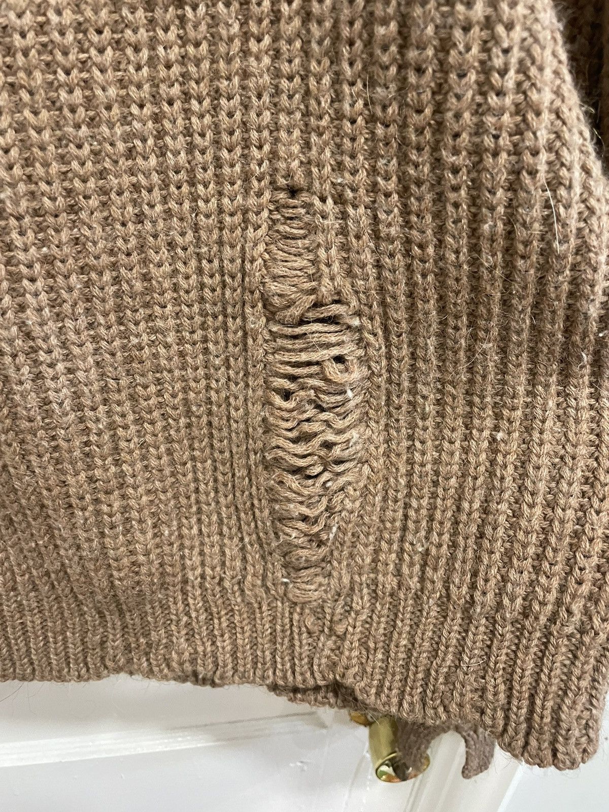 JW Anderson JW anderson oversized heavy knit brown wool/alpaca sweater Size US S / EU 44-46 / 1 - 4 Thumbnail