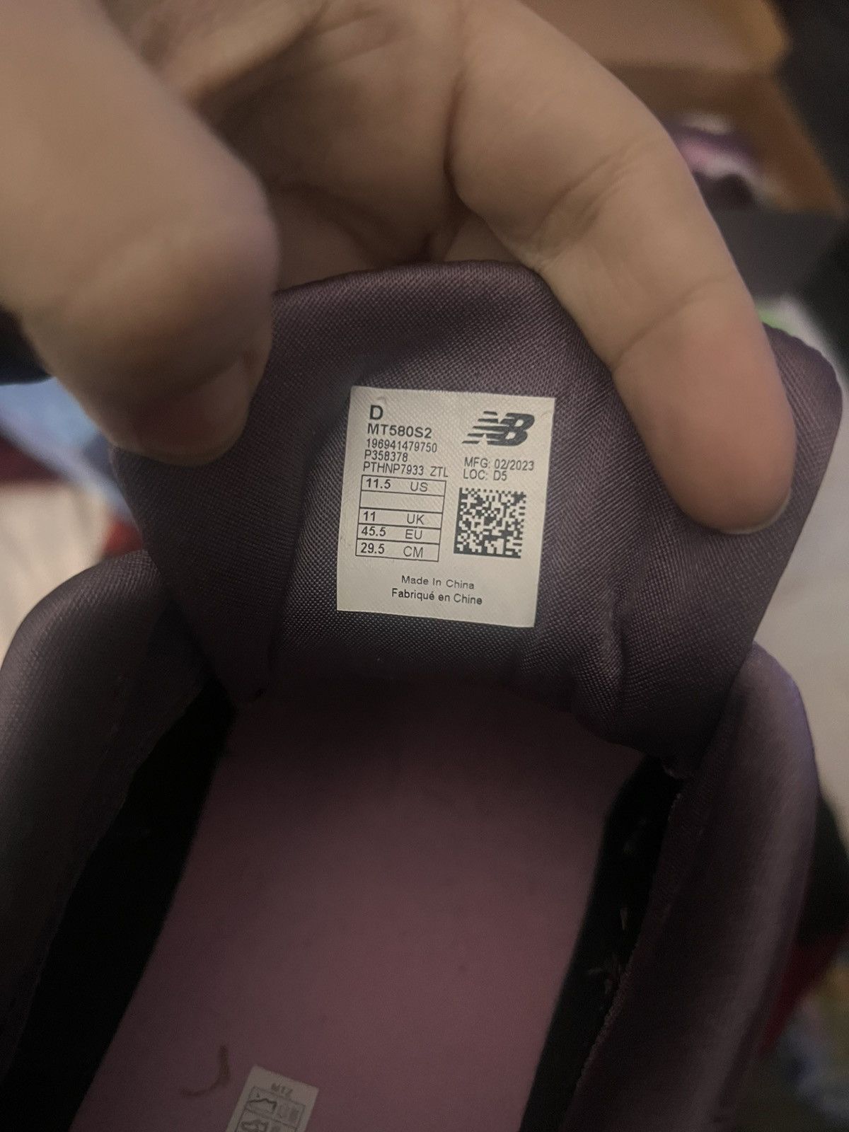 New Balance × size? Size 11.5 - New Balance 580 Size? Exclusive ‘Purple Plum’ Size US 11.5 / EU 44-45 - 8 Thumbnail
