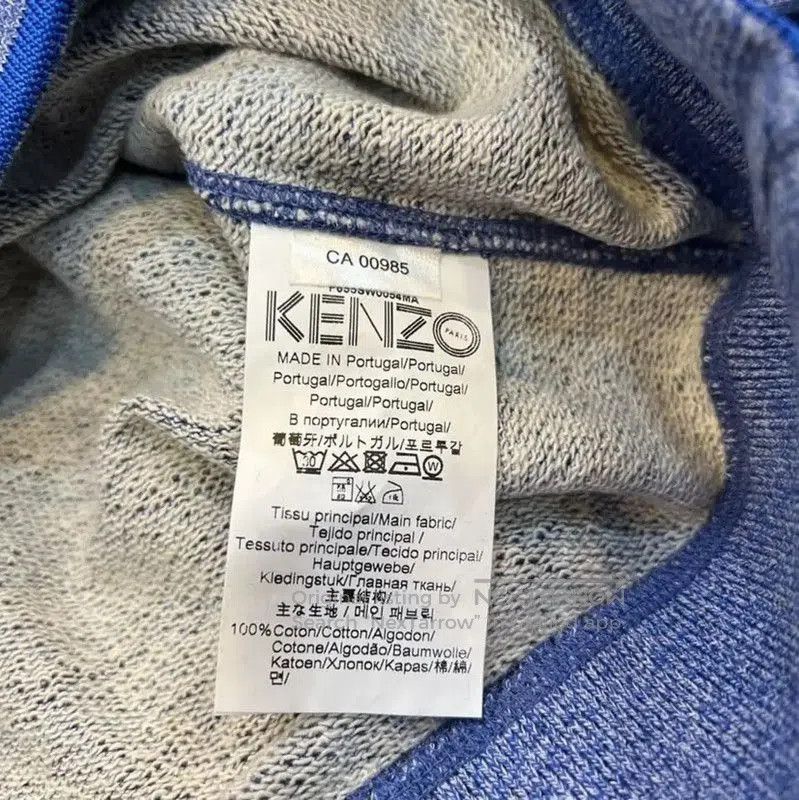 Kenzo KENZO Blue Cotton Tiger Head Long Sleeve Top . Size S / US 4 / IT 40 - 8 Thumbnail