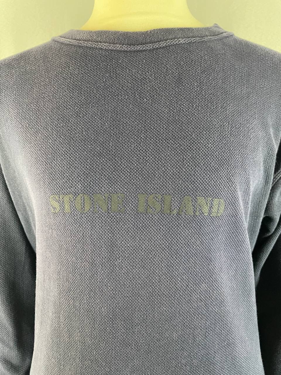 Stone Island Stone Island Sweatshirt Crewneck Navy Vintage 1990s Size US L / EU 52-54 / 3 - 3 Thumbnail