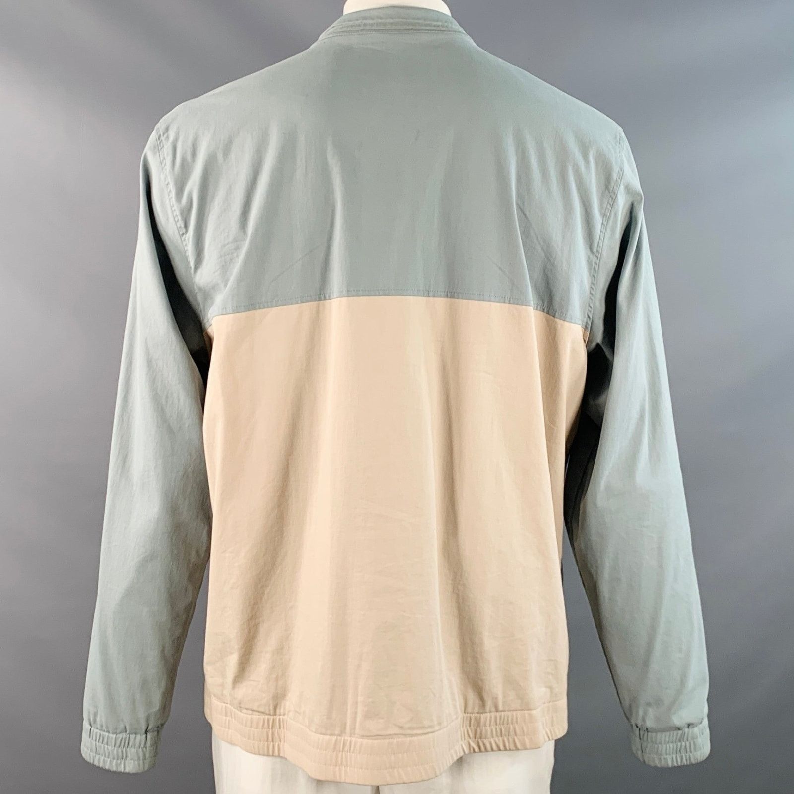 Marine Layer MARINE LAYER XL Blue Grey Color Block Cotton Blend Jacket Size US XL / EU 56 / 4 - 3 Thumbnail