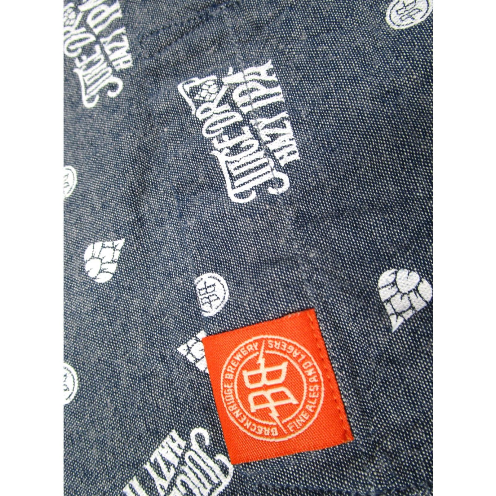 Vintage Breckenridge Brewery Shirt Mens Large Blue Juice Drop Hazy IPA Beer Button Up Size US L / EU 52-54 / 3 - 4 Thumbnail