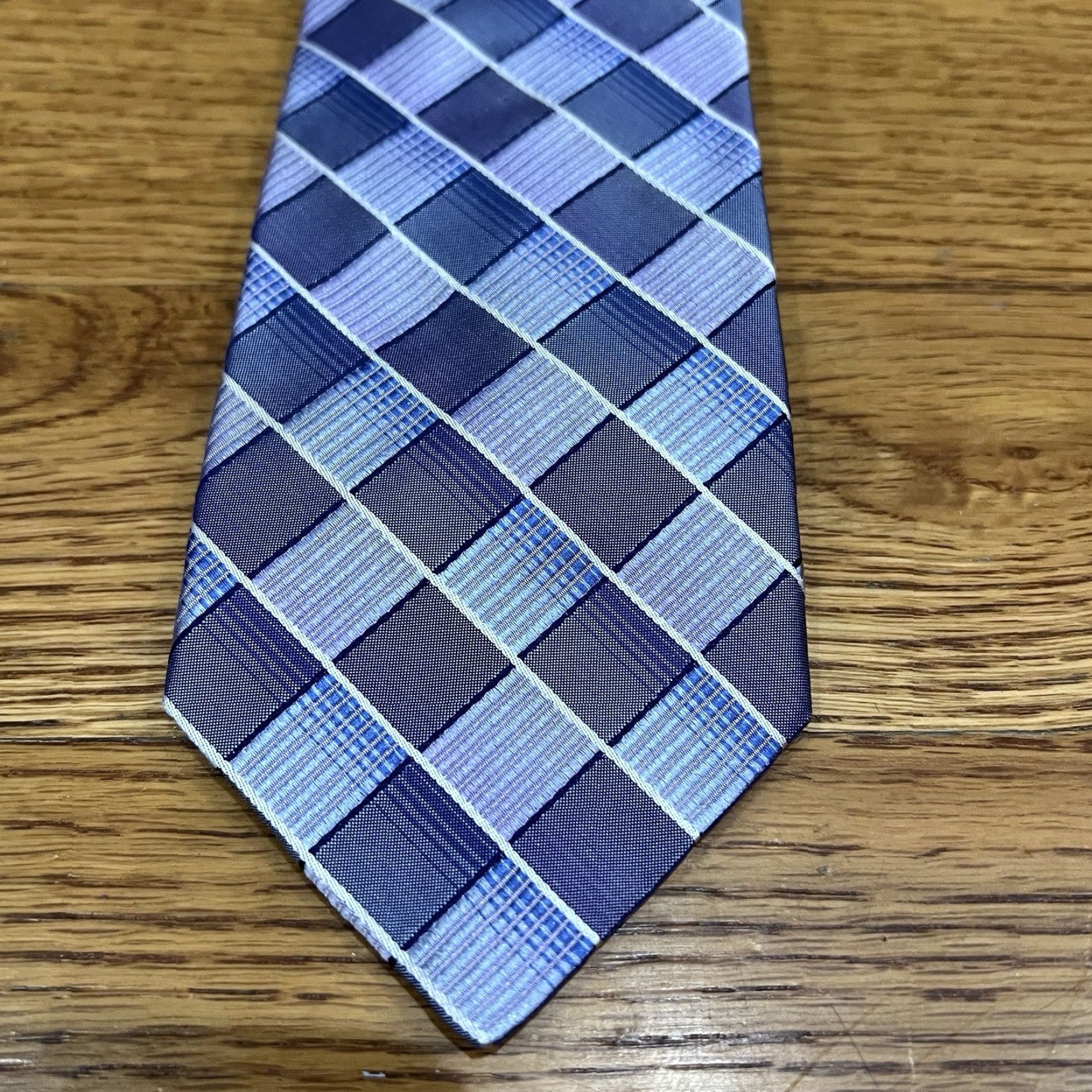 Ted Baker Ted Baker London Silk Tie Geometric Multicolor Classic Designer Mens Size ONE SIZE - 2 Thumbnail