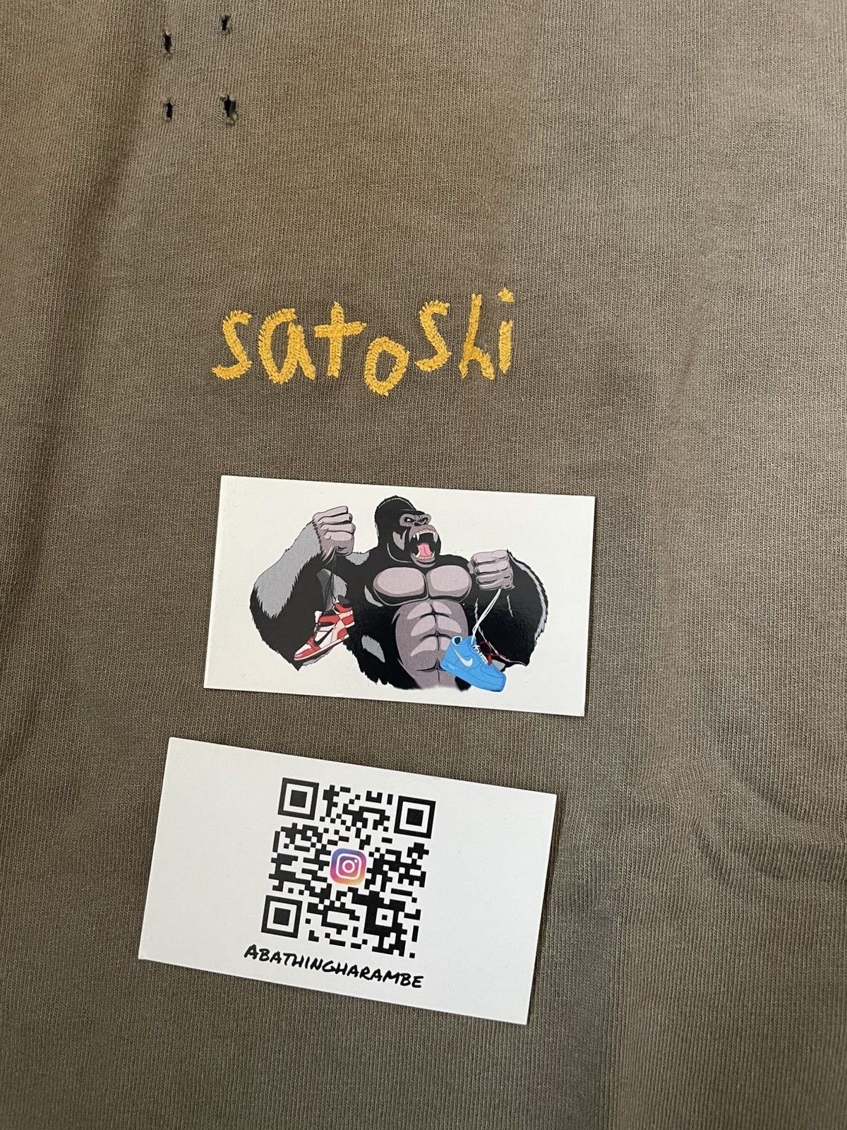Satoshi Nakamoto Satoshi Nakamoto Chain Stitch Tee Size US L / EU 52-54 / 3 - 3 Thumbnail